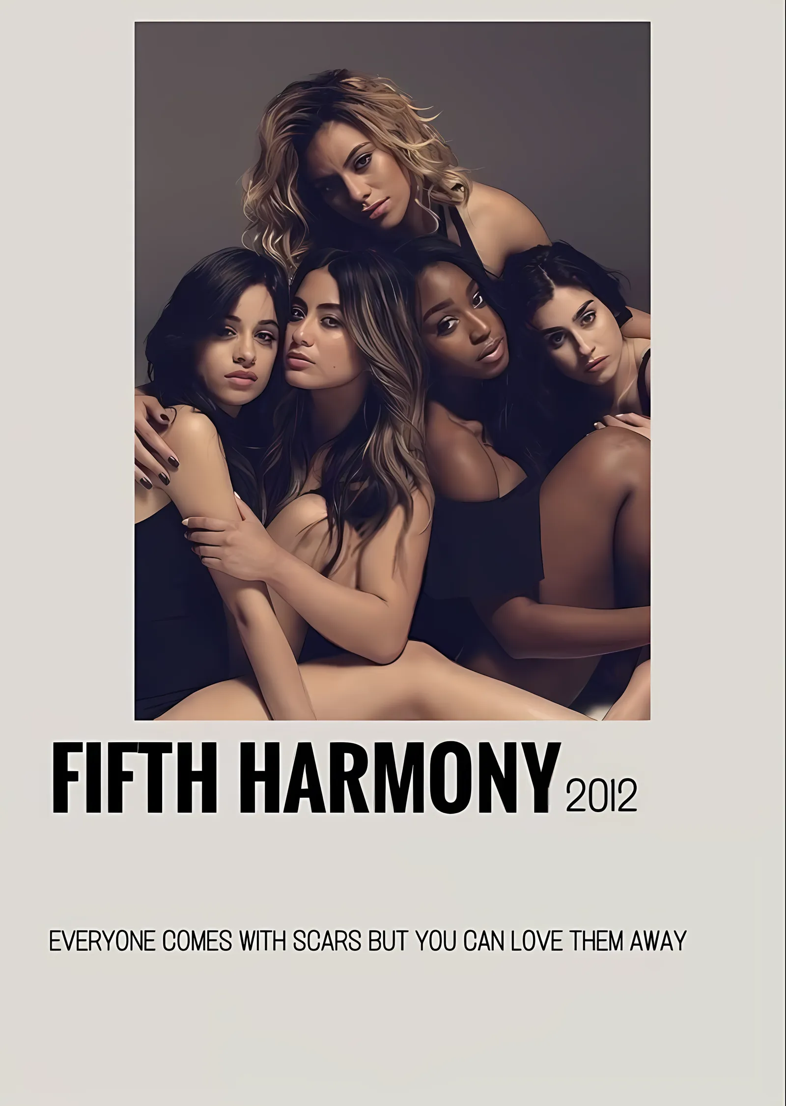 Fifth Harmony: 2012 Kuruluş Karesi metal tablo