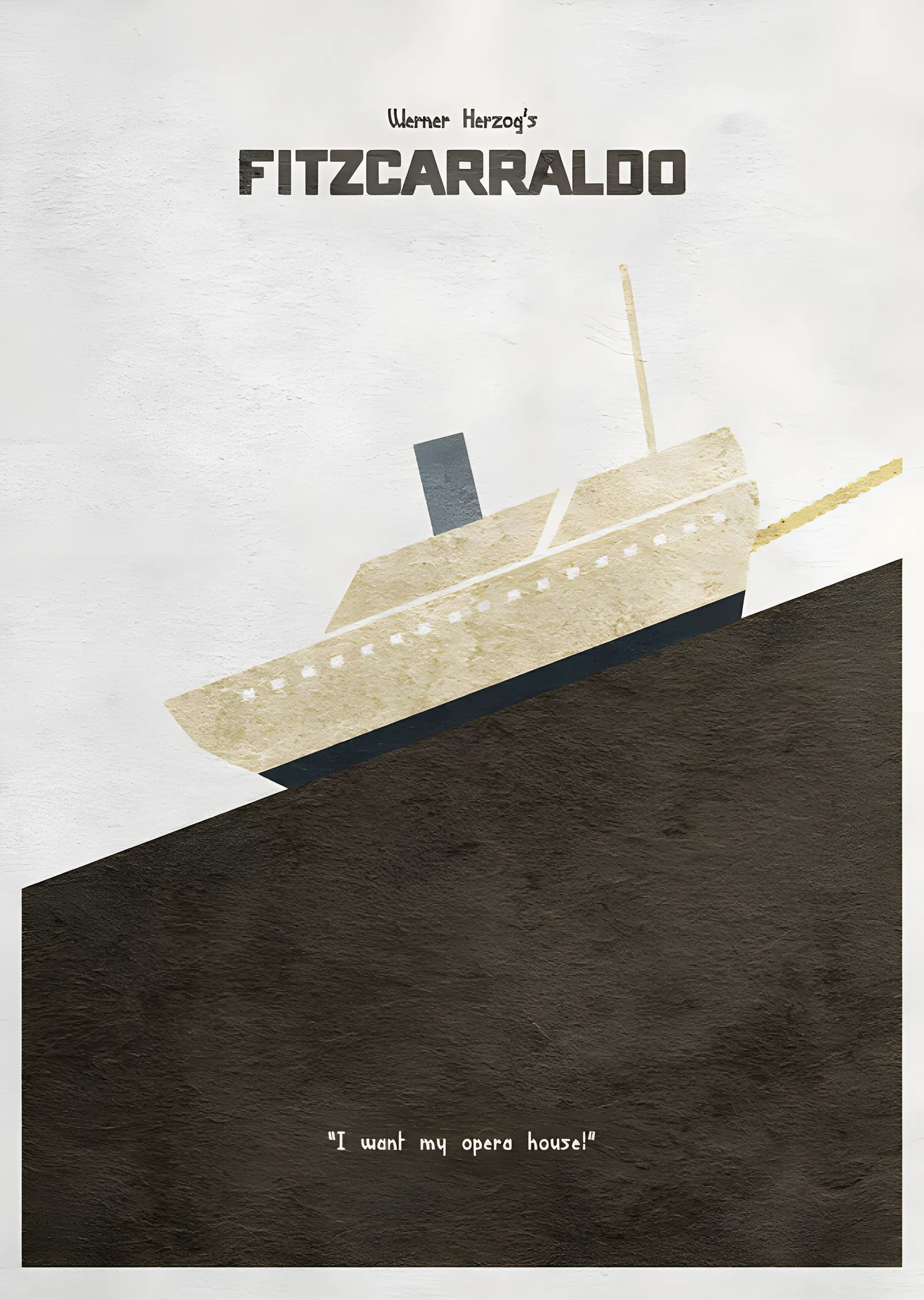 Fitzcarraldo metal tablo