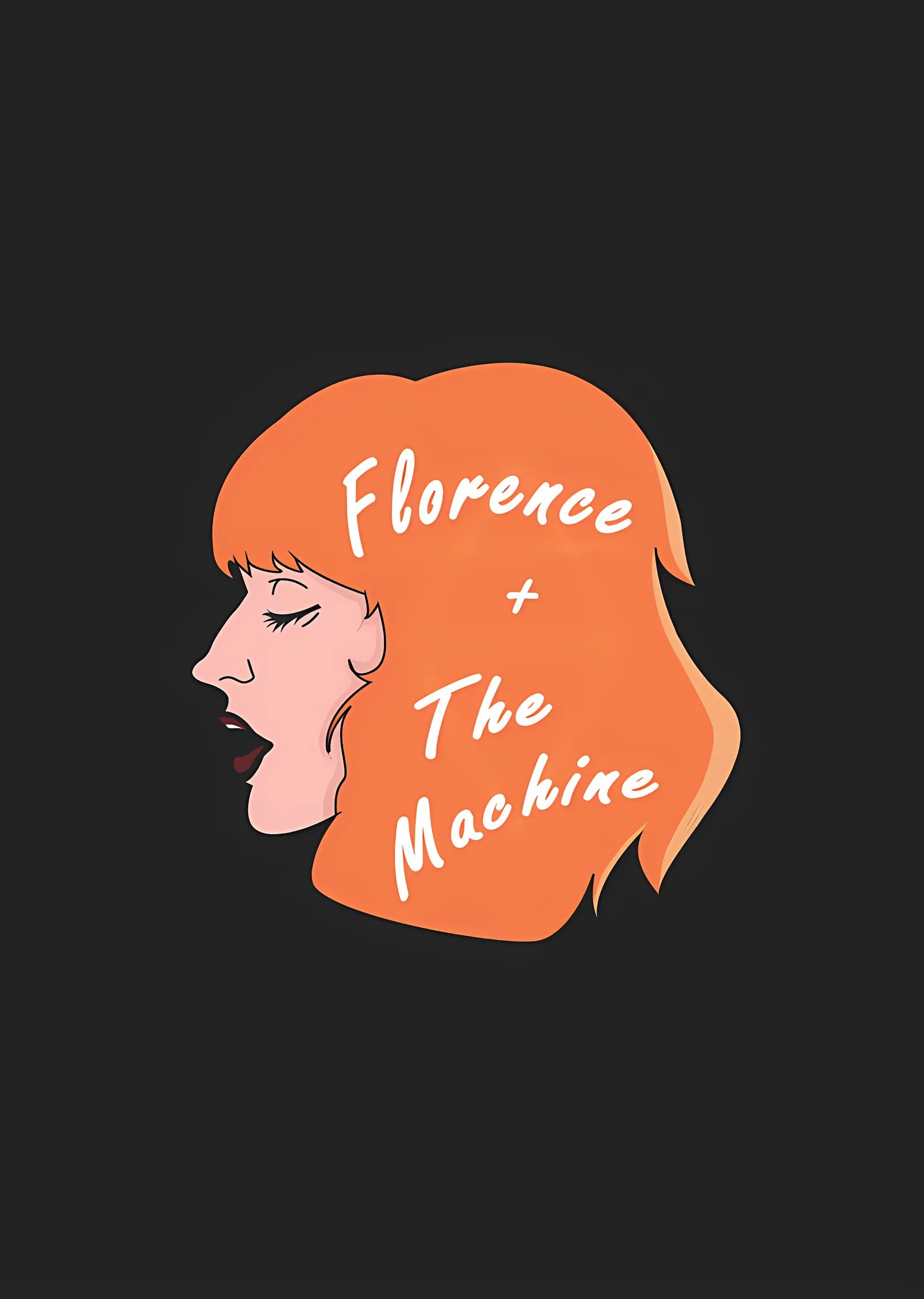Florence + The Machine: Somon Profil metal tablo