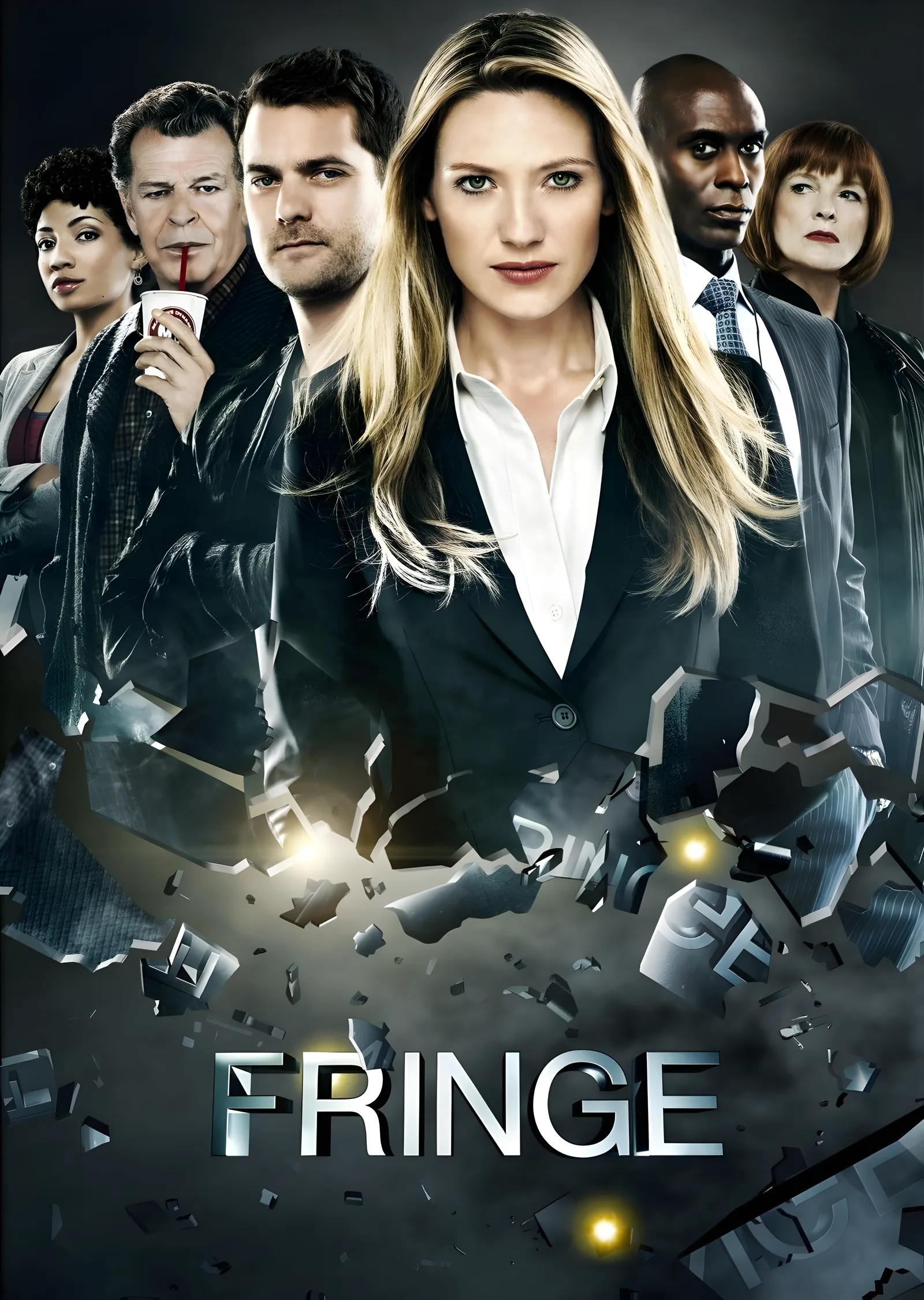 Fringe - Kadro Afişi metal tablo