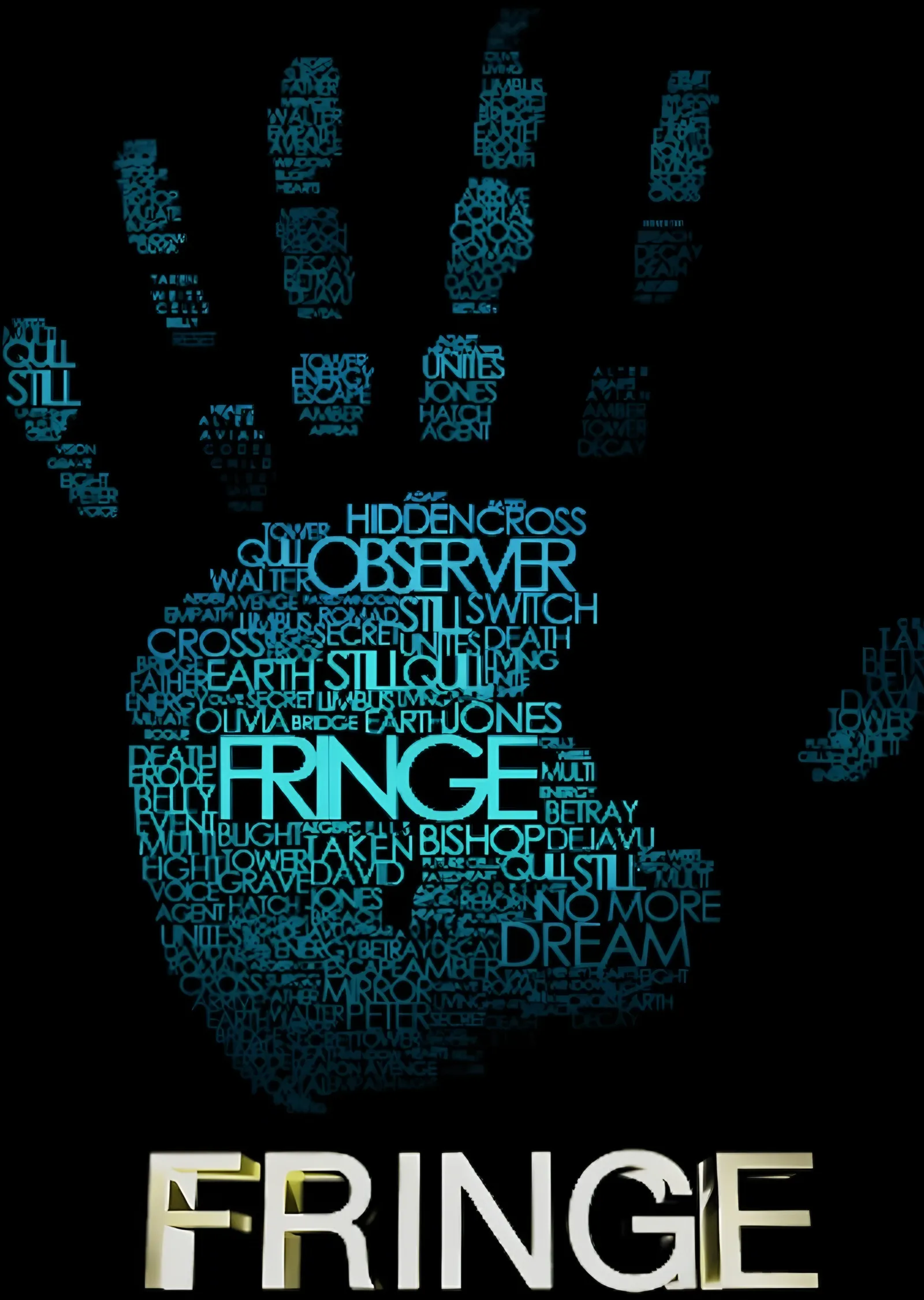 Fringe - Kelime Eli metal tablo