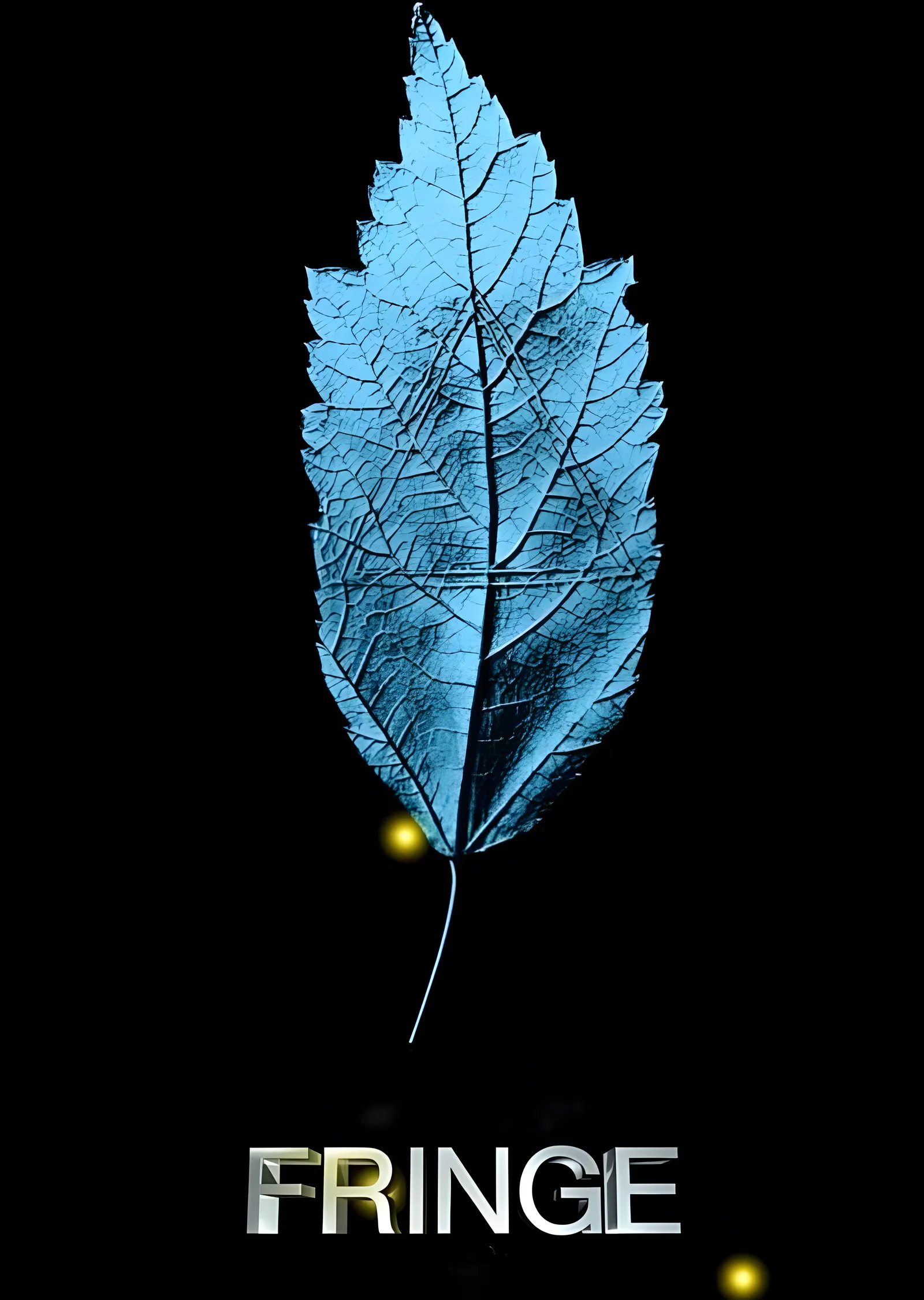 Fringe - Yaprak Damarları metal tablo