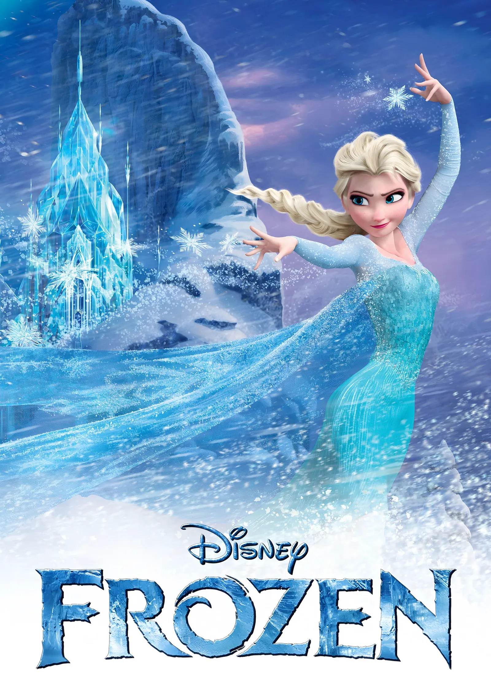 Frozen - Buz Sarayında Elsa metal tablo