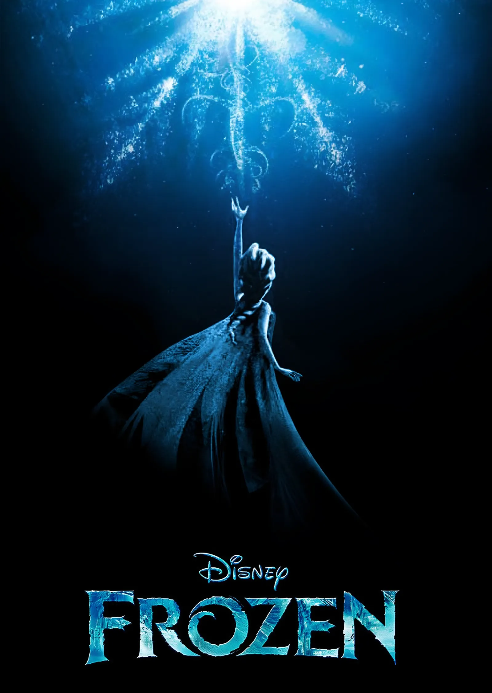 Frozen - Elsa Silüeti metal tablo