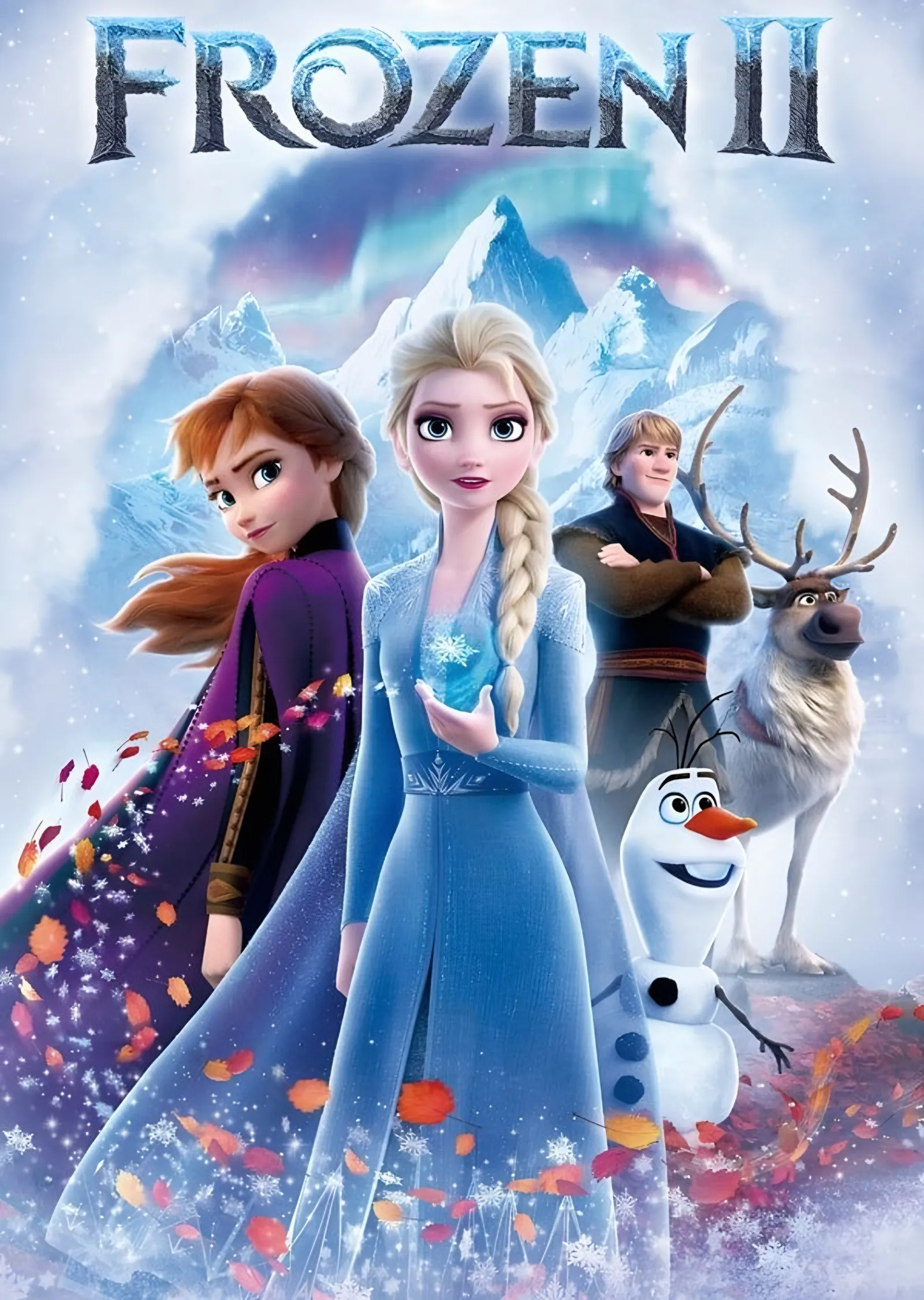 Frozen II - Kadro metal tablo