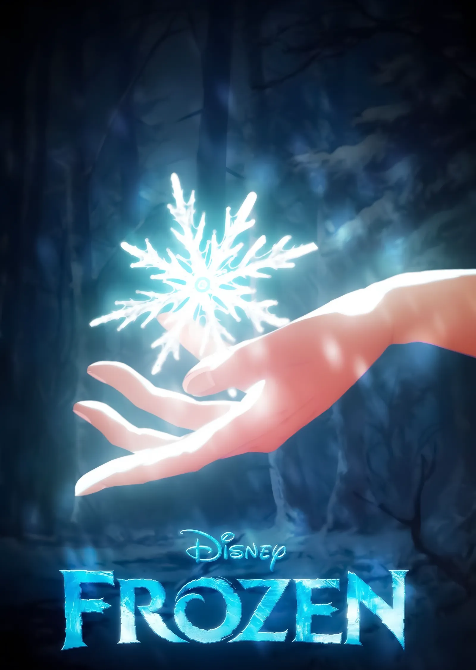 Frozen - Kar Tanesi metal tablo