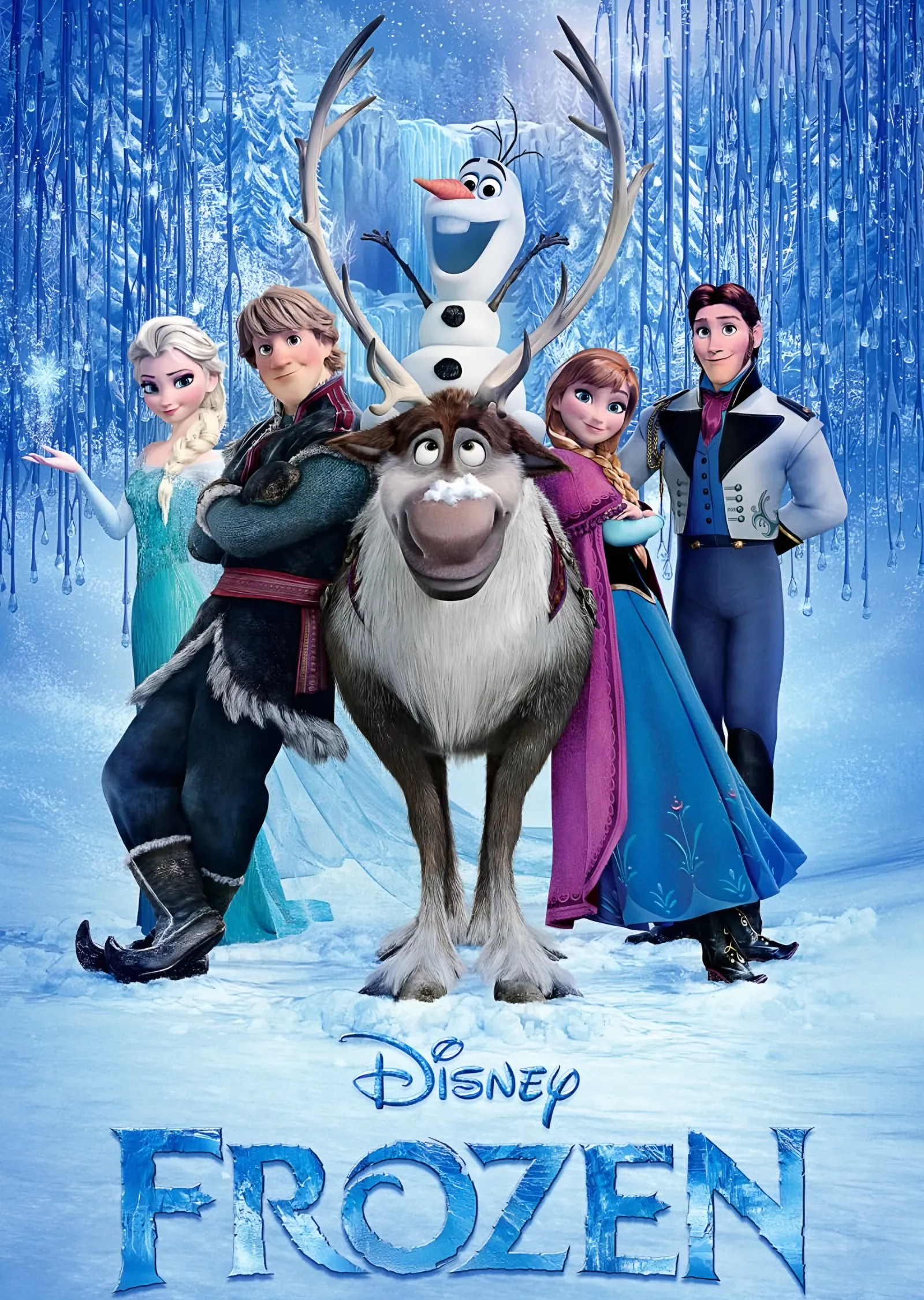 Frozen - Karlı Orman metal tablo