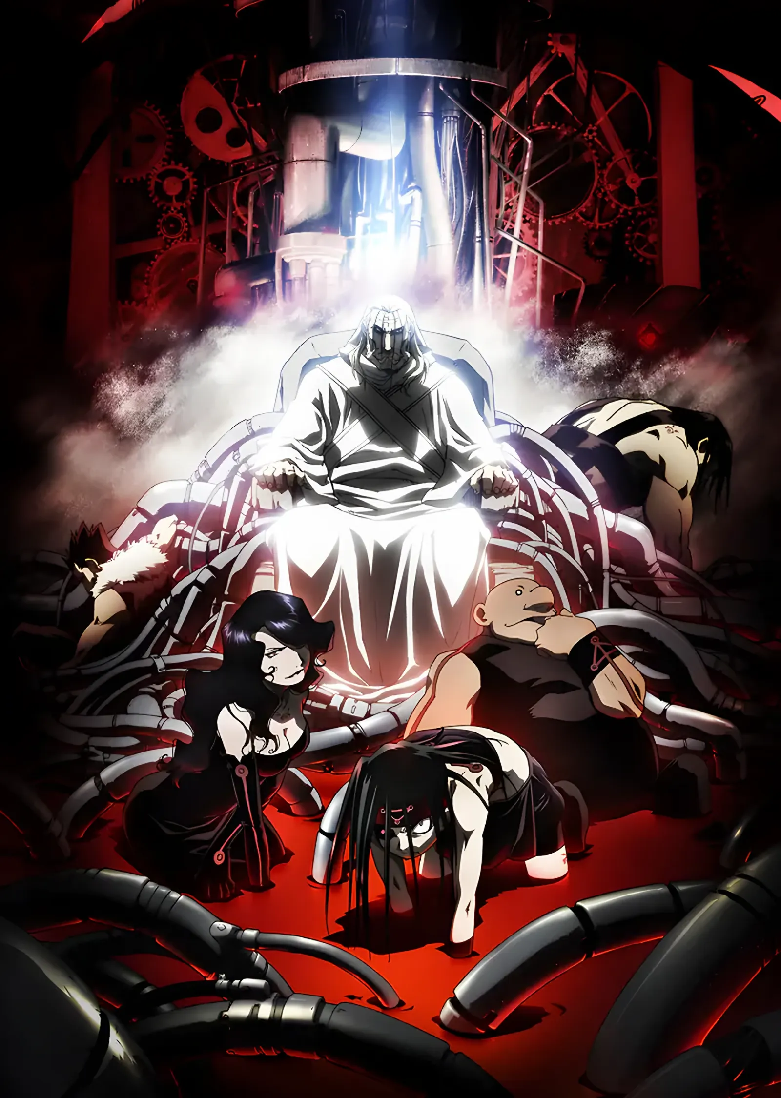 Fullmetal Alchemist - Baba ve Homunculuslar metal tablo