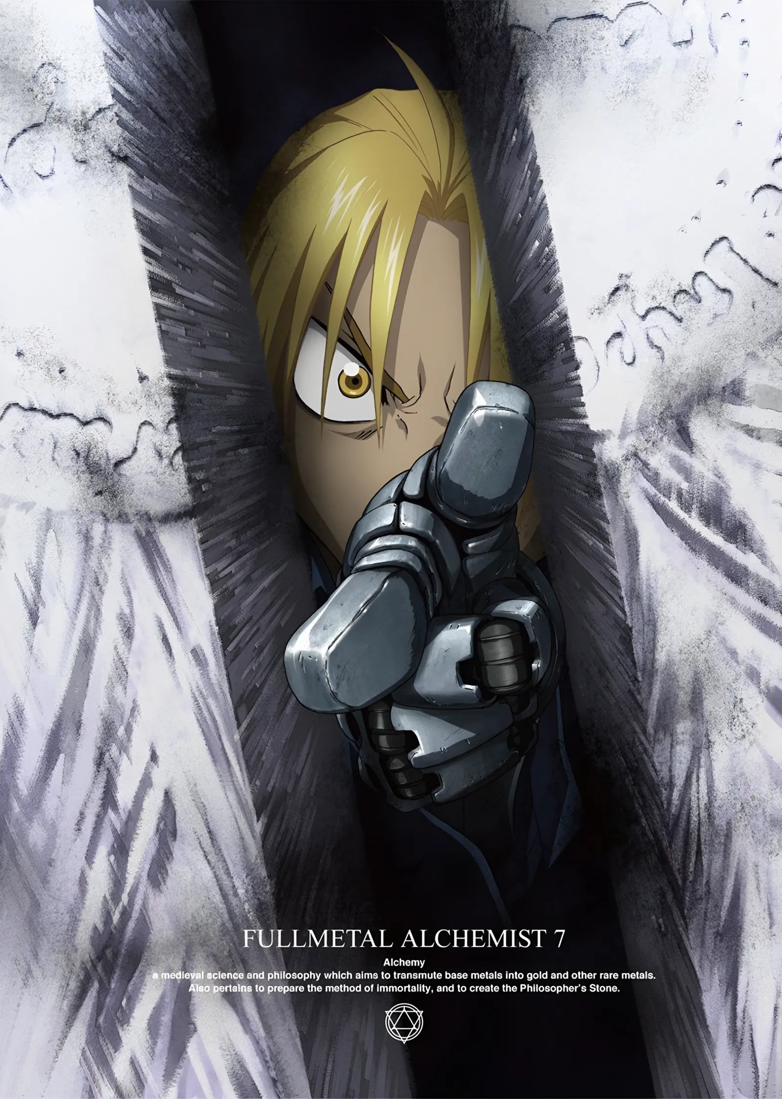 Fullmetal Alchemist - Edward Elric metal tablo