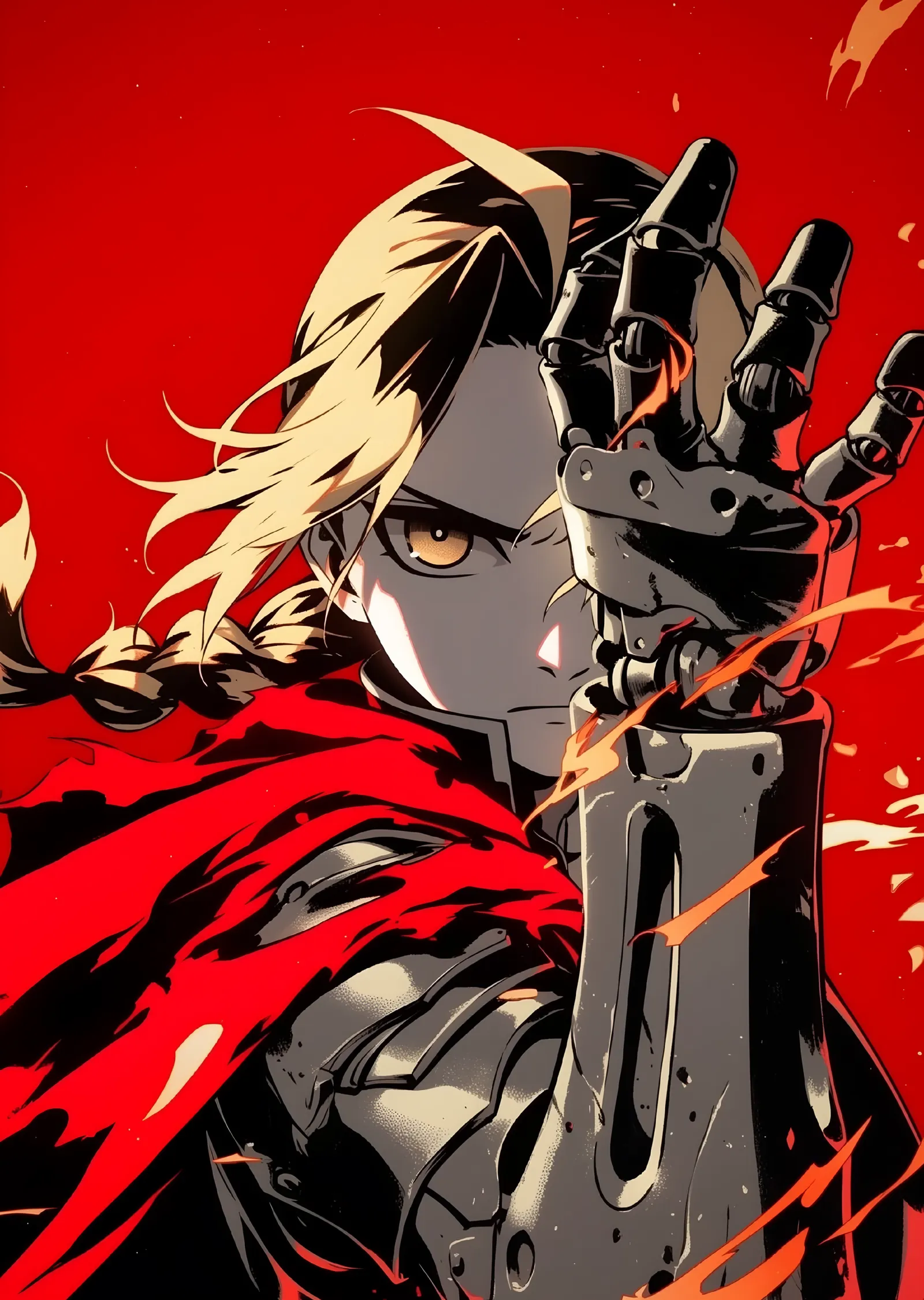 Fullmetal Alchemist: Edward Elric metal tablo