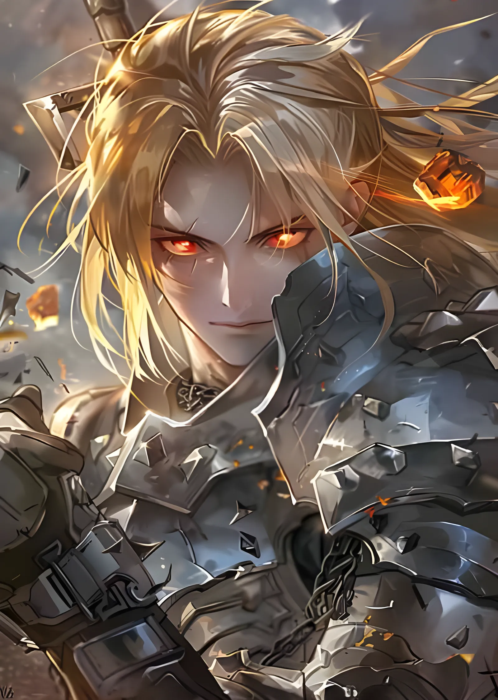 Fullmetal Alchemist: Kıvılcımlar Arasında Bakış metal tablo