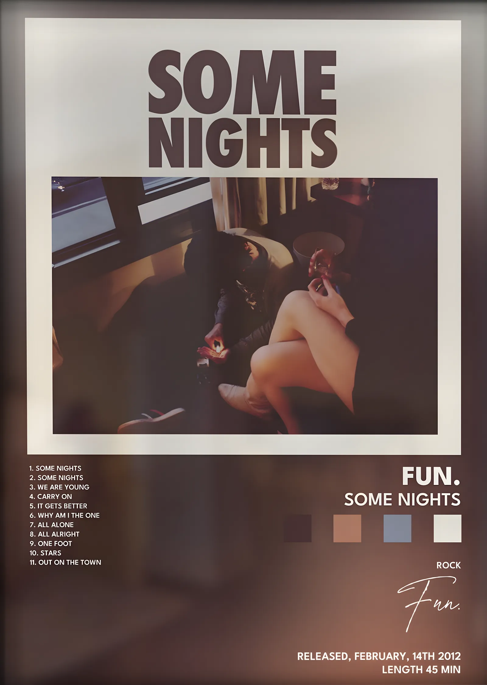 fun.: Some Nights metal tablo