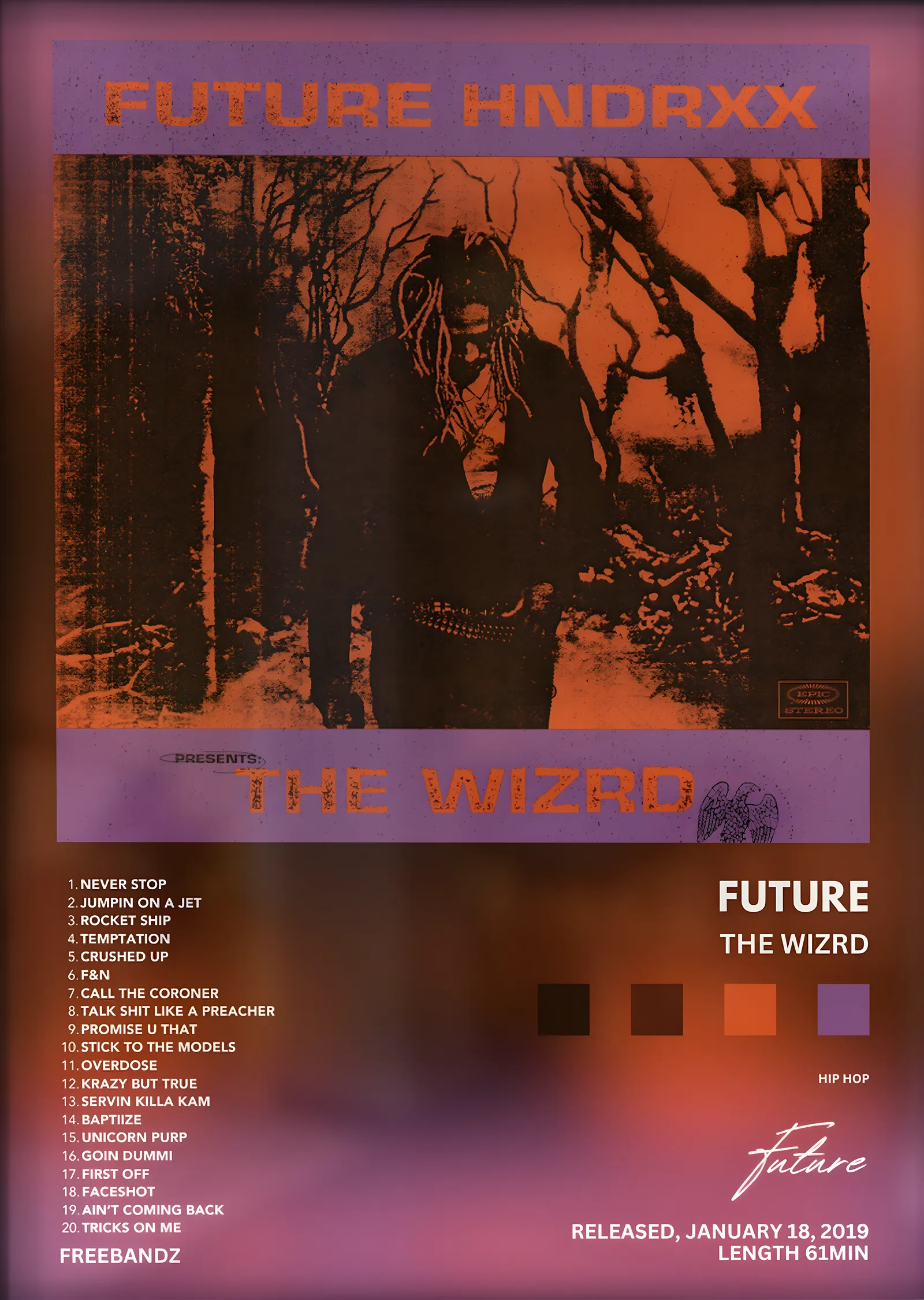 Future: The Wizrd metal tablo