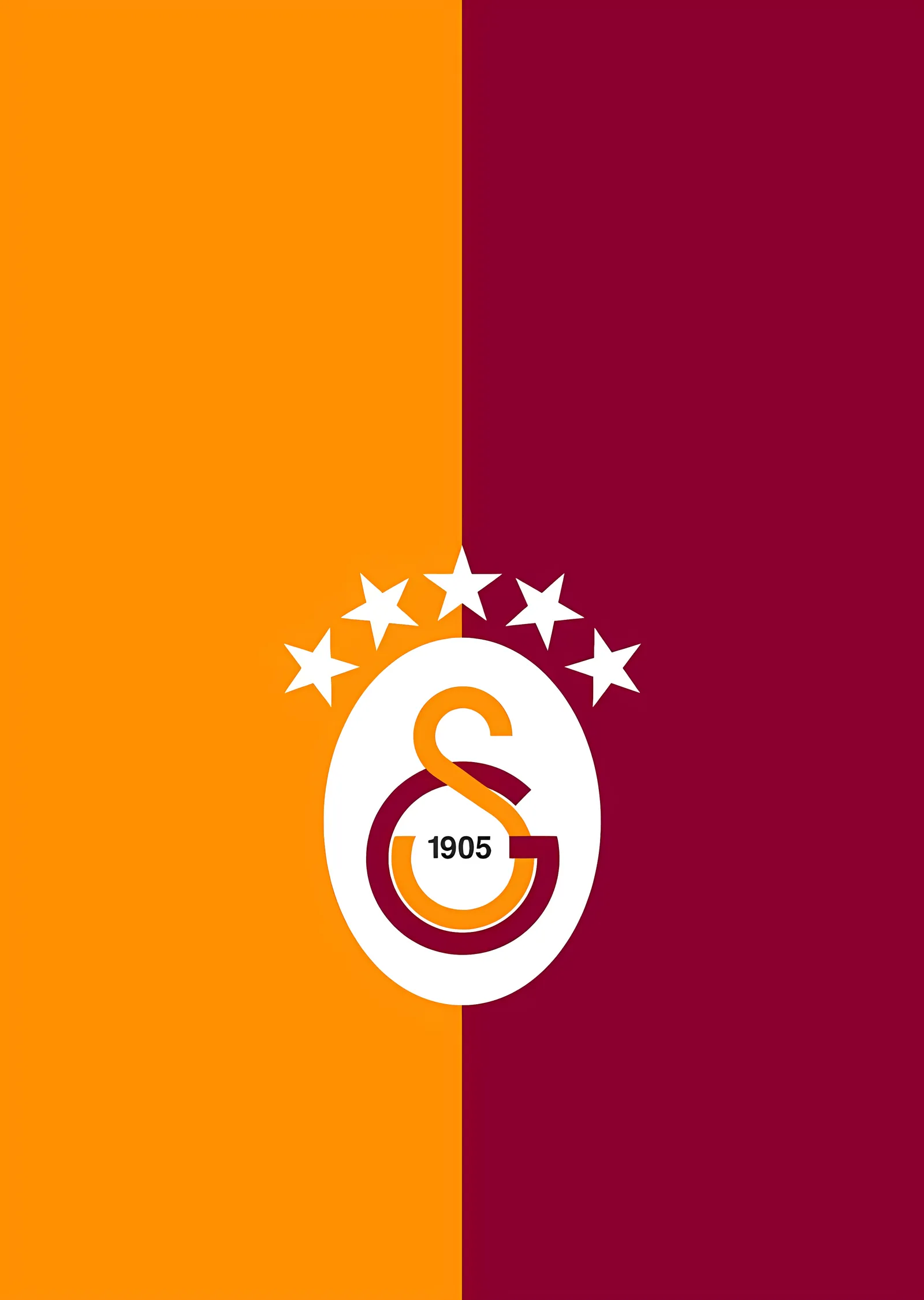Galatasaray: Sarı Bordo Alanda Sade Arma metal tablo