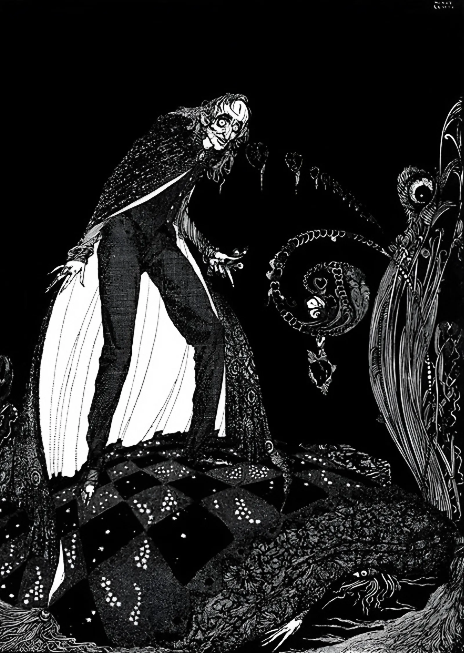 Gammaz Yürek - Harry Clarke metal tablo