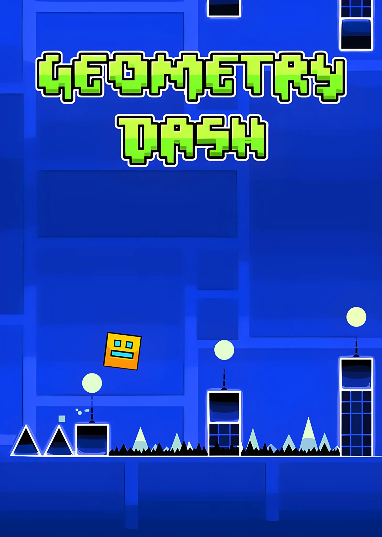 Geometry Dash - Mavi Seviye metal tablo