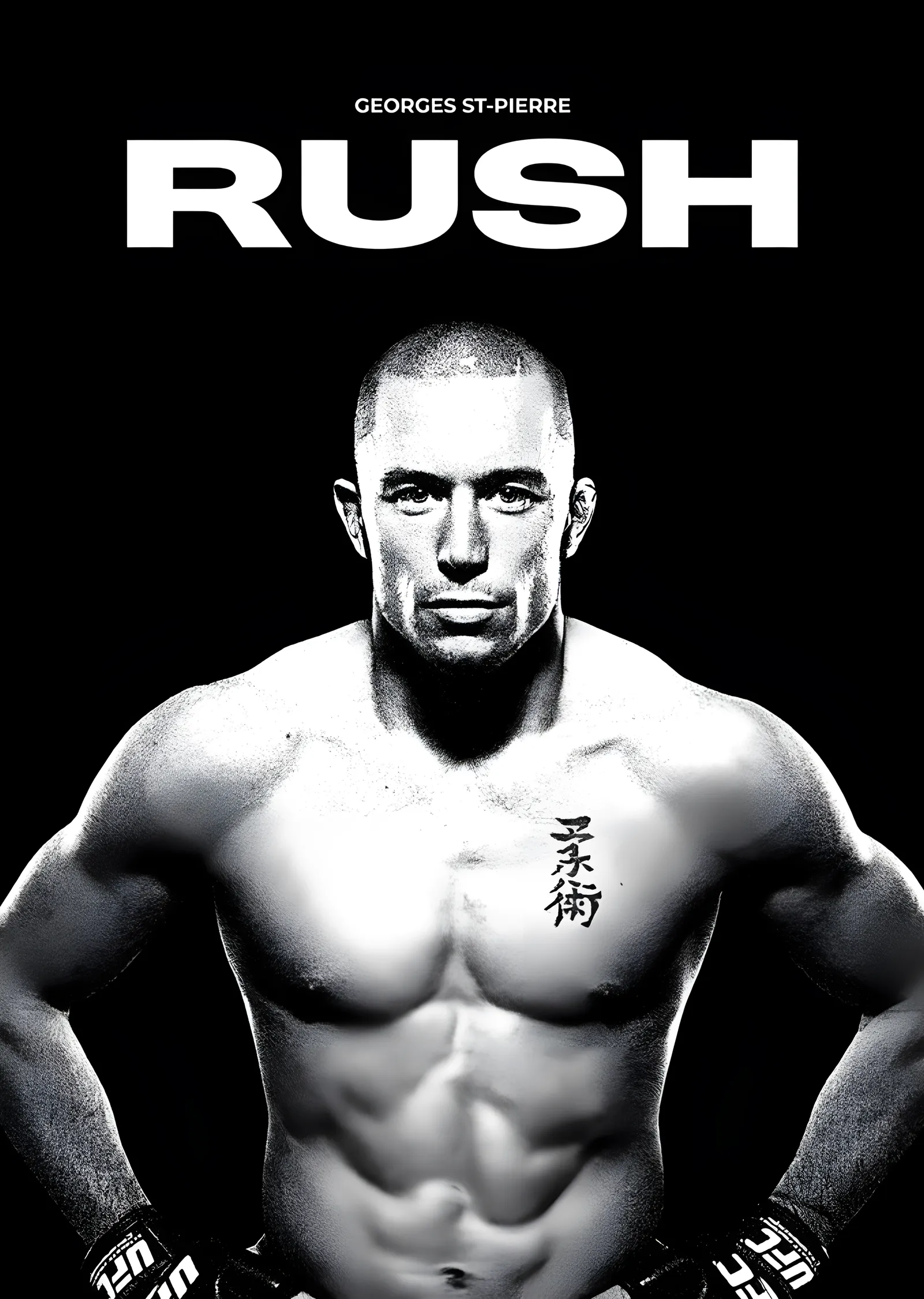 Georges St-Pierre - Rush metal tablo