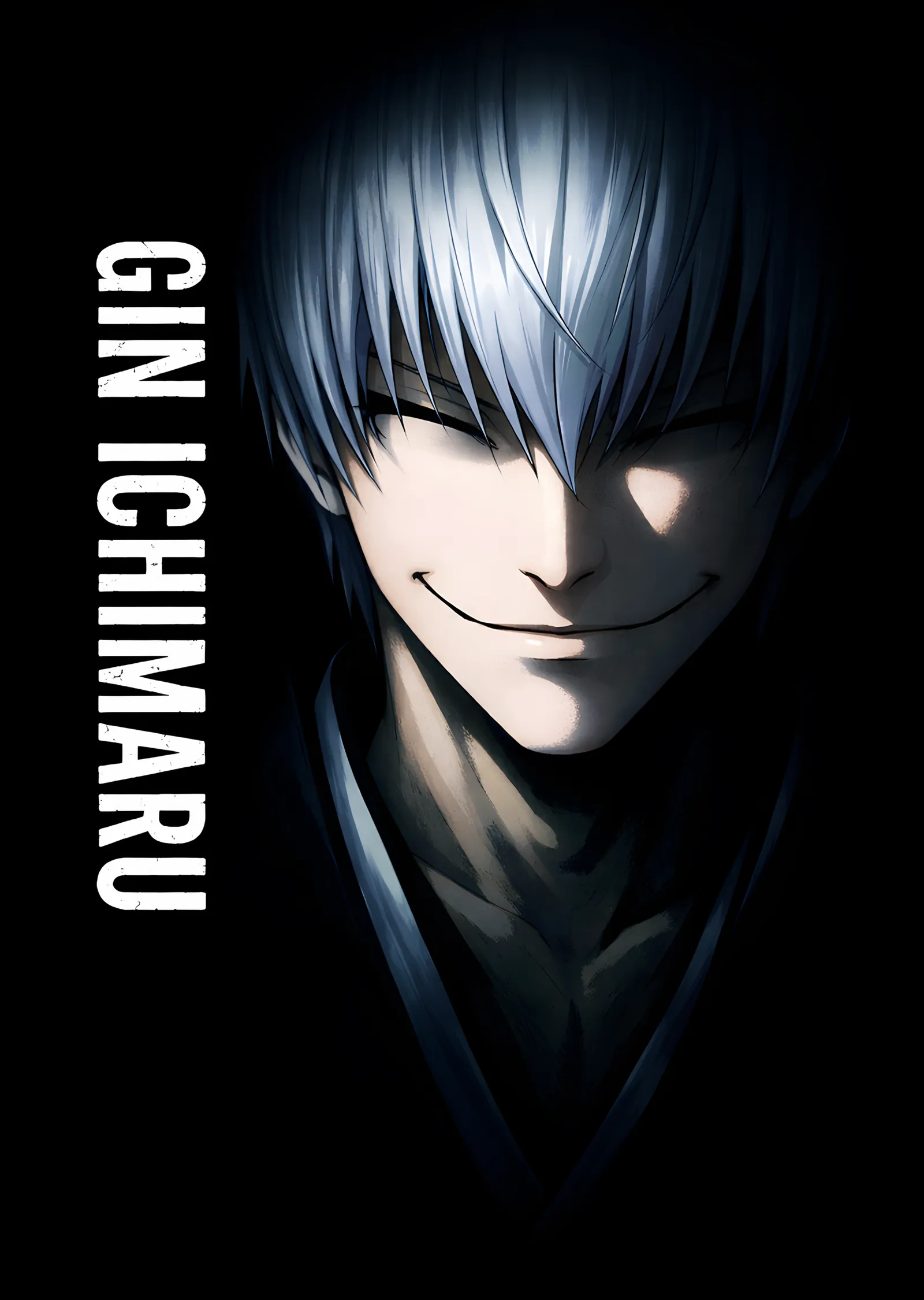 Gin Ichimaru - Karanlıkta Gülüş metal tablo