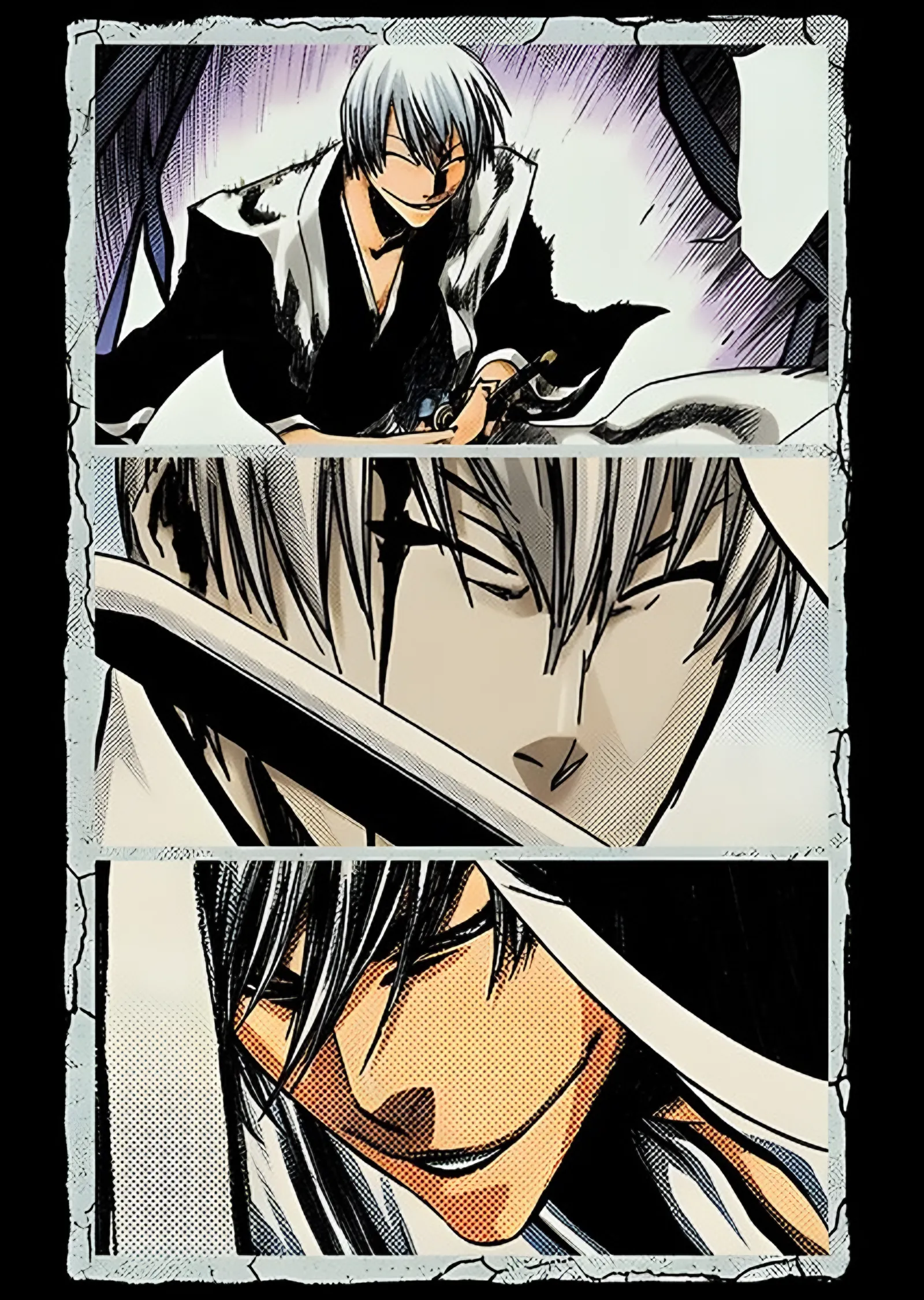 Gin Ichimaru - Kılıç Sahnesi metal tablo