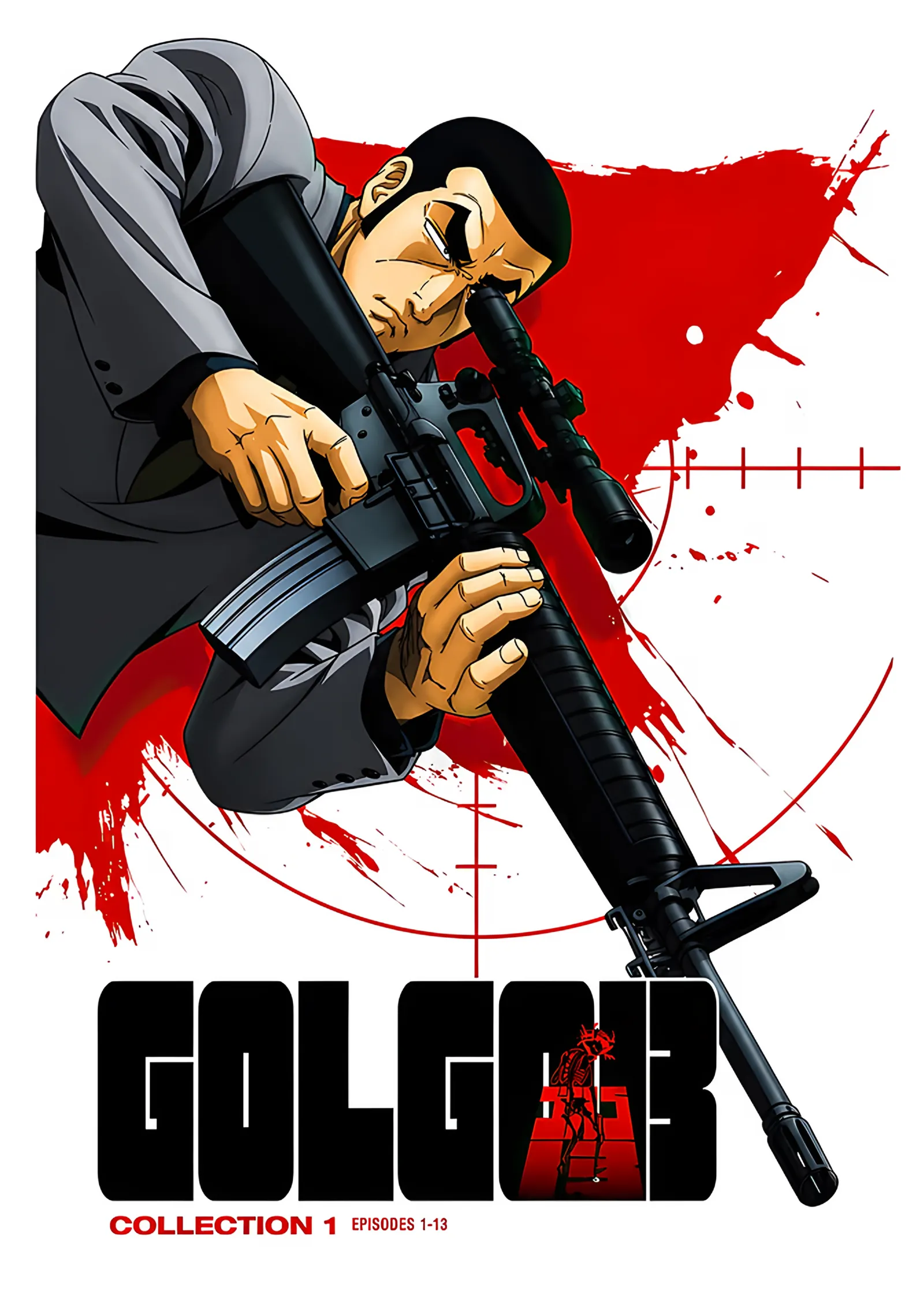 Golgo 13: Kan Sıçramasında Tüfekli Suikastçı metal tablo