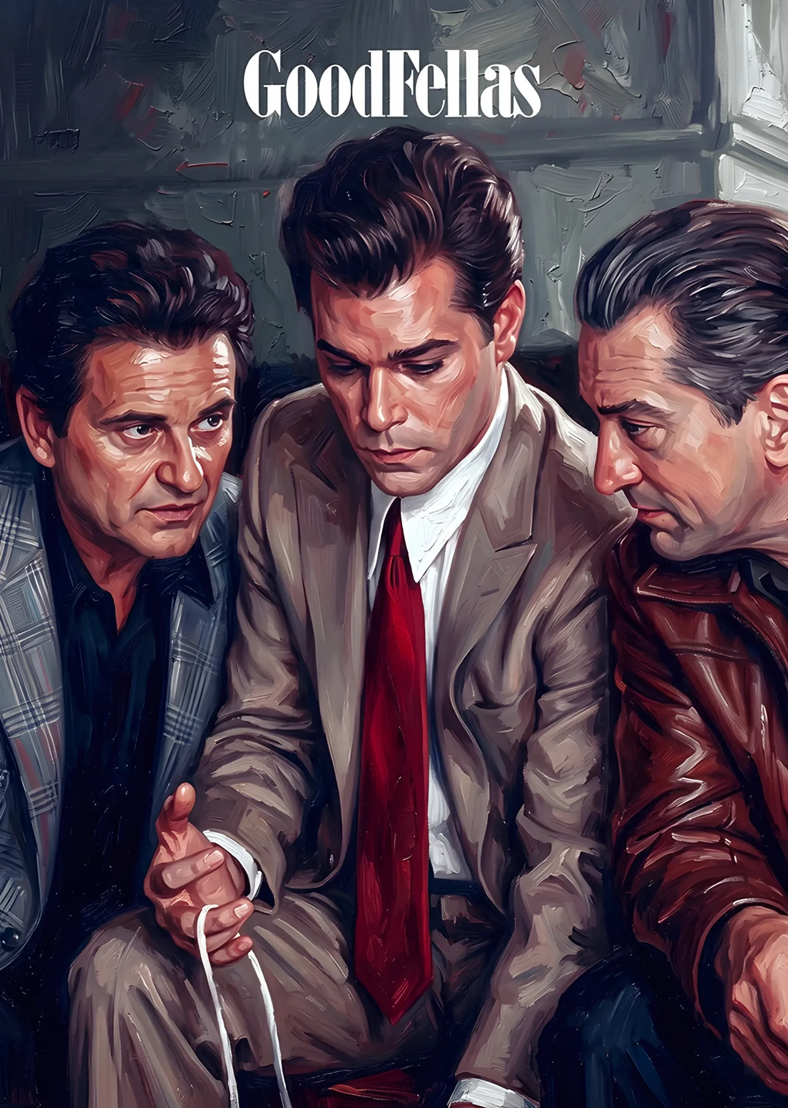 Goodfellas - Üçlü Portre metal tablo