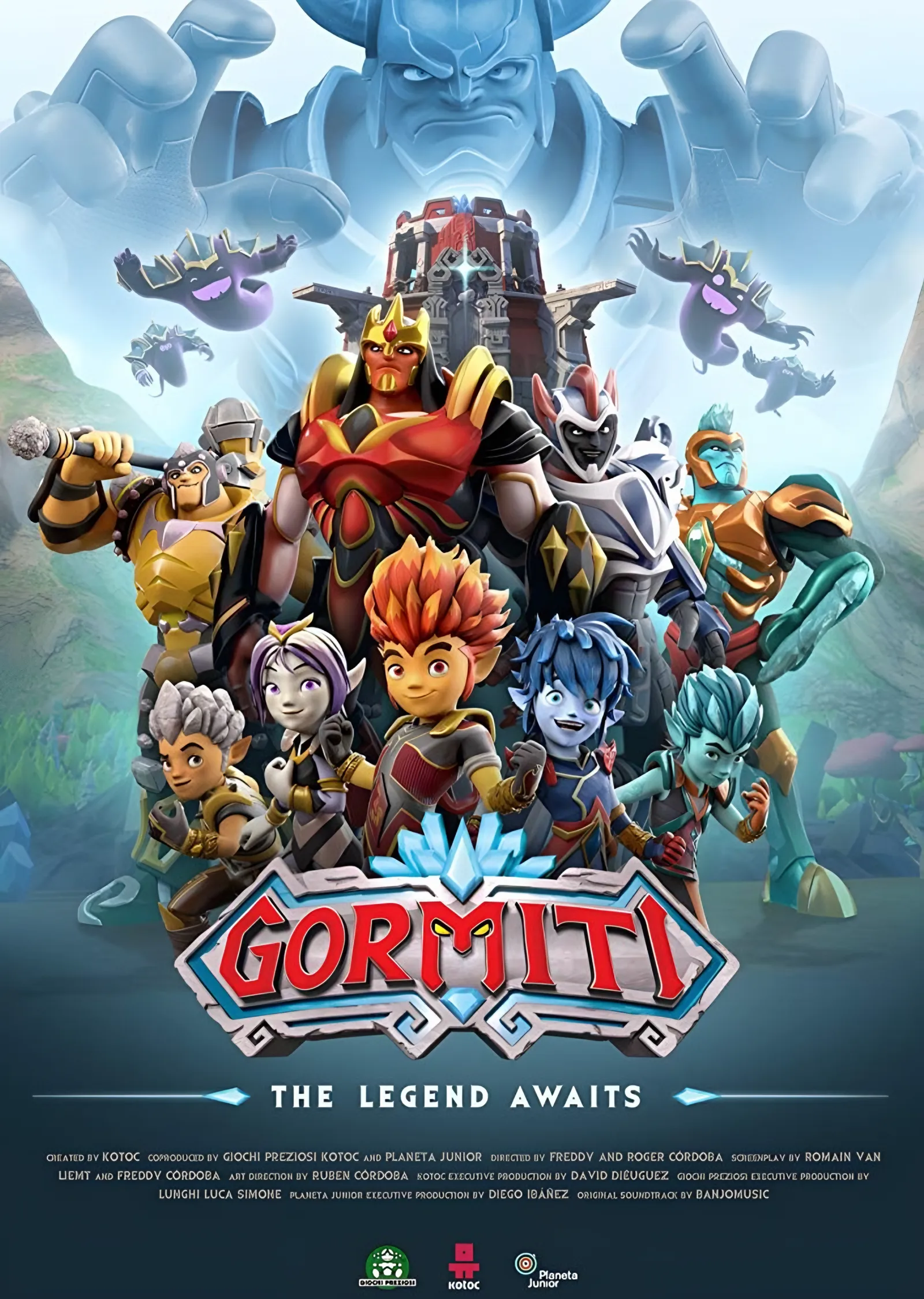 Gormiti The Legend Awaits metal tablo