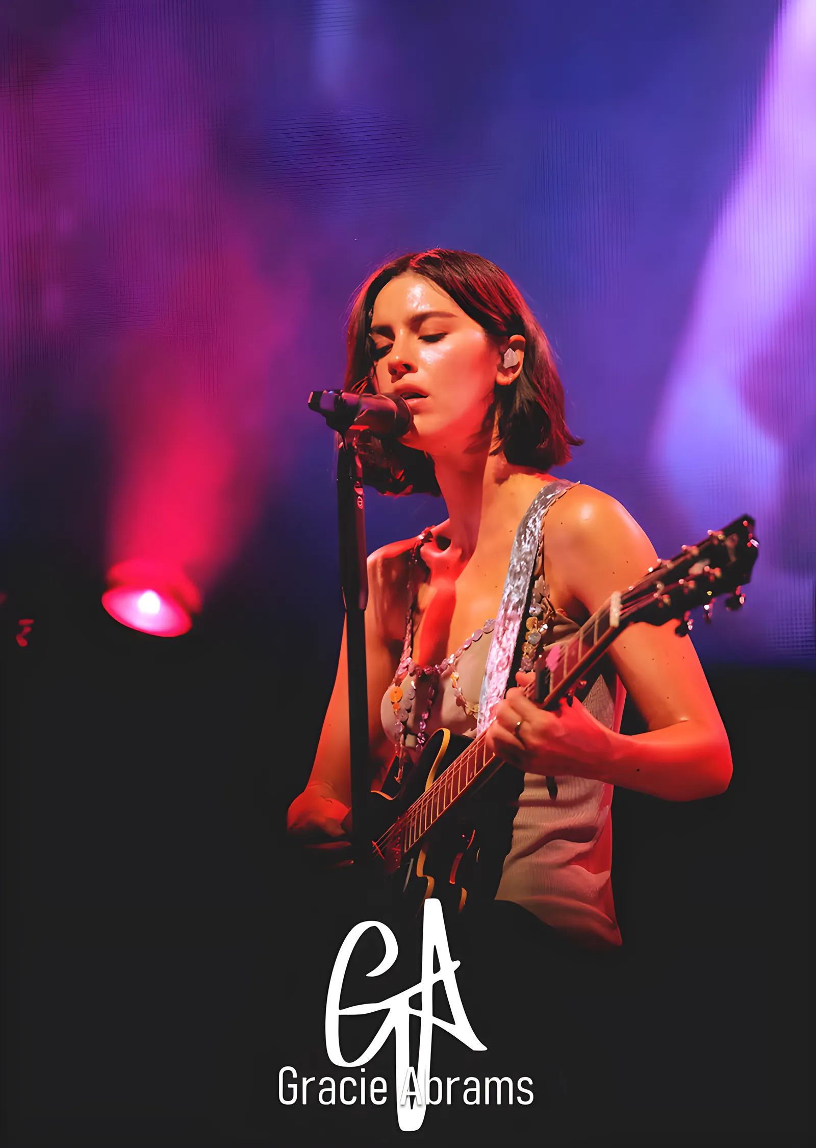 Gracie Abrams - Gitar metal tablo