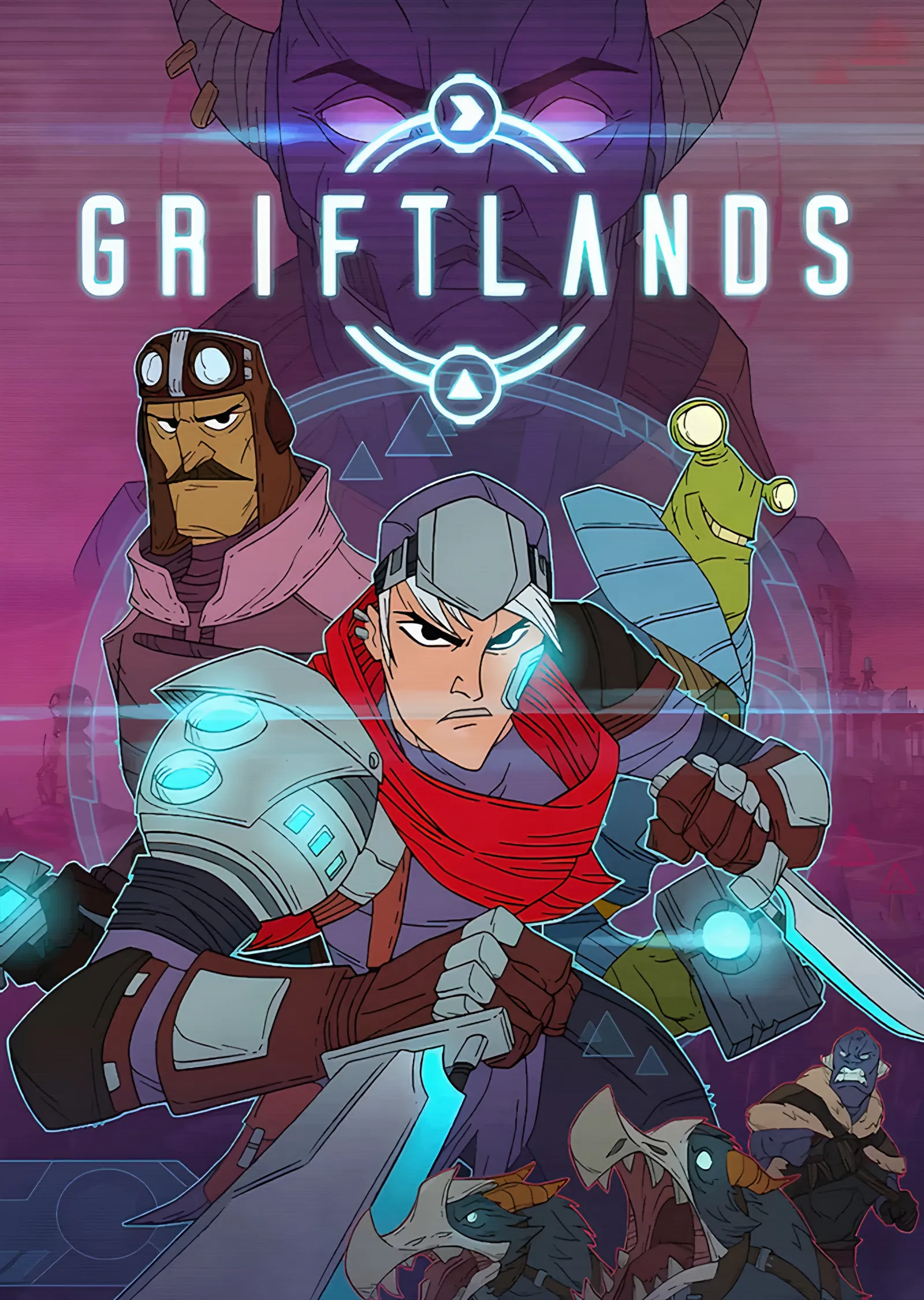 Griftlands: Mor Zeminde Üç Maceracı metal tablo