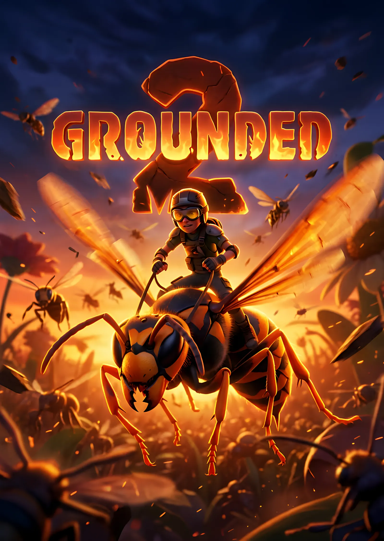 Grounded 2: Dev Karıncaya Binen Kahraman metal tablo