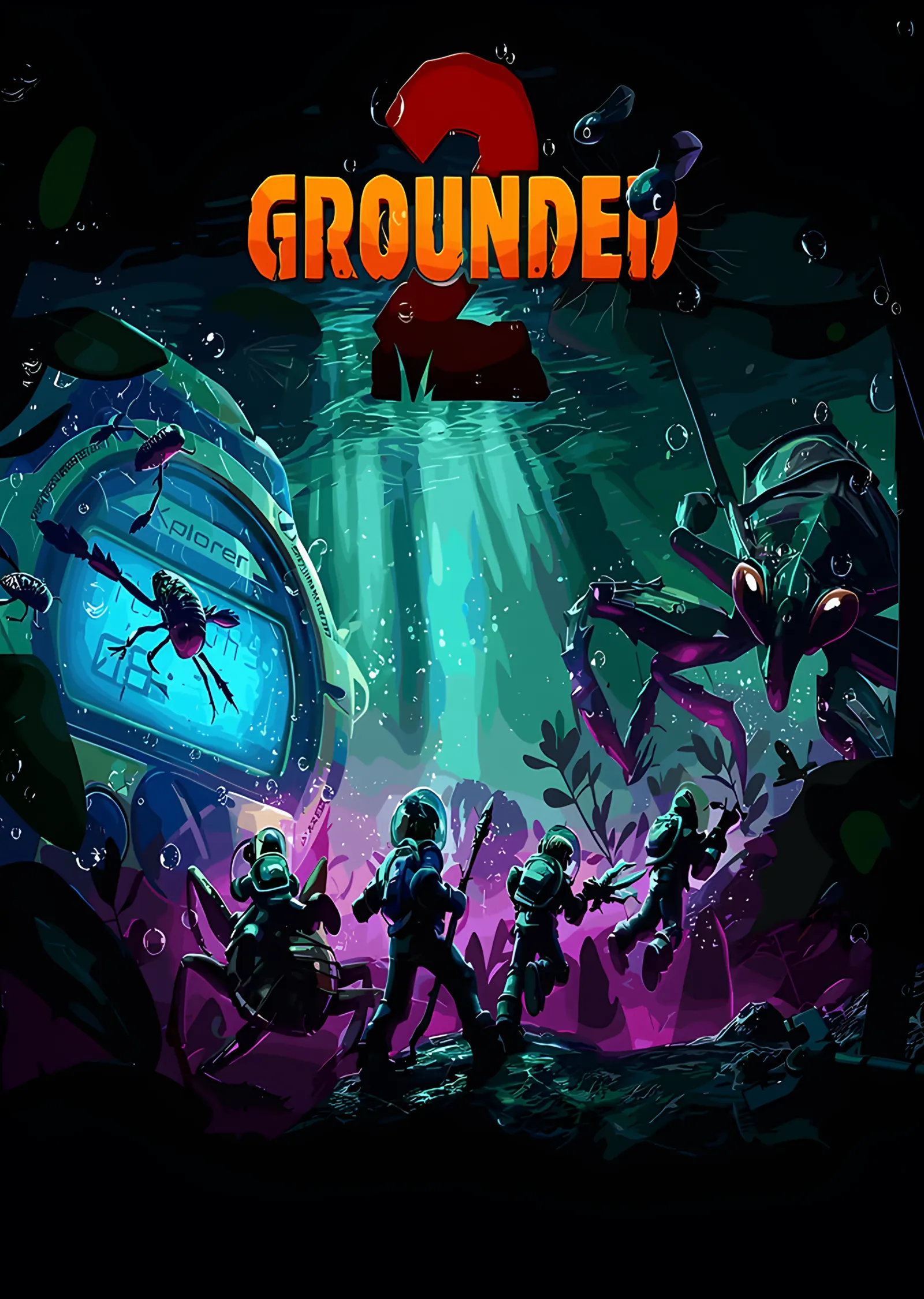Grounded 2: Sualtında Dev Böceklerle Karşılaşma metal tablo