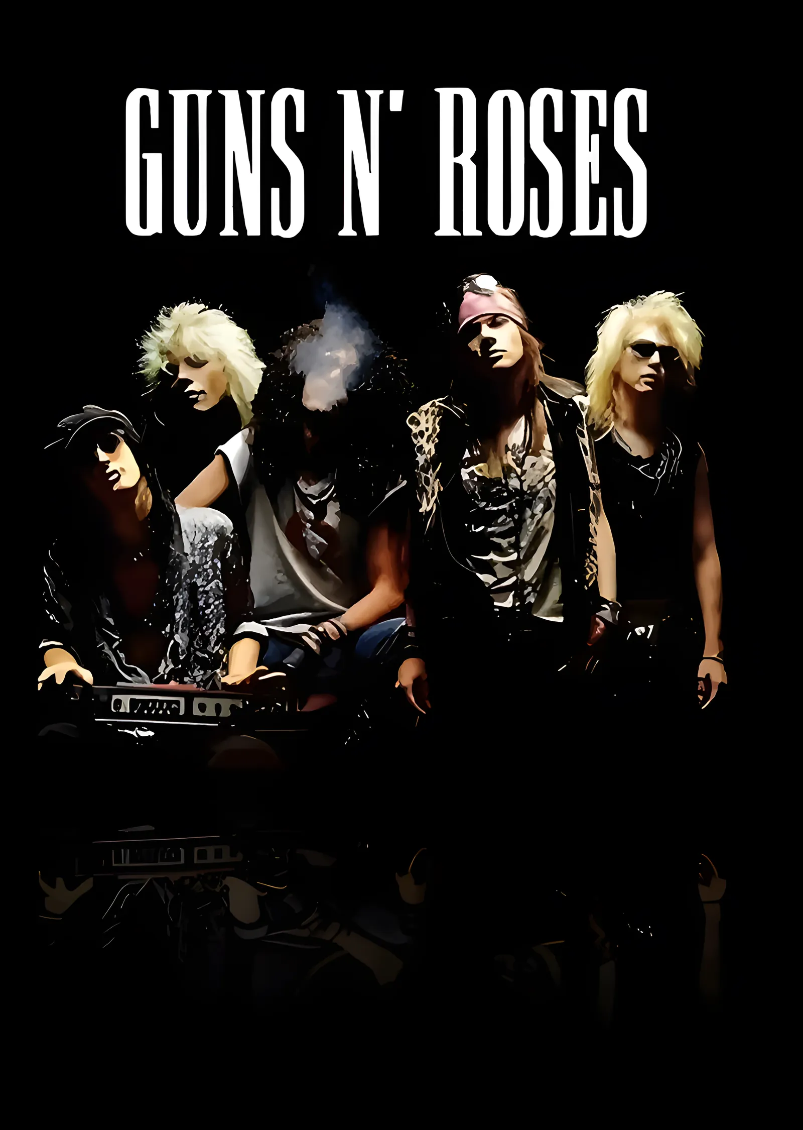 Guns N' Roses - Grup Kadrosu metal tablo