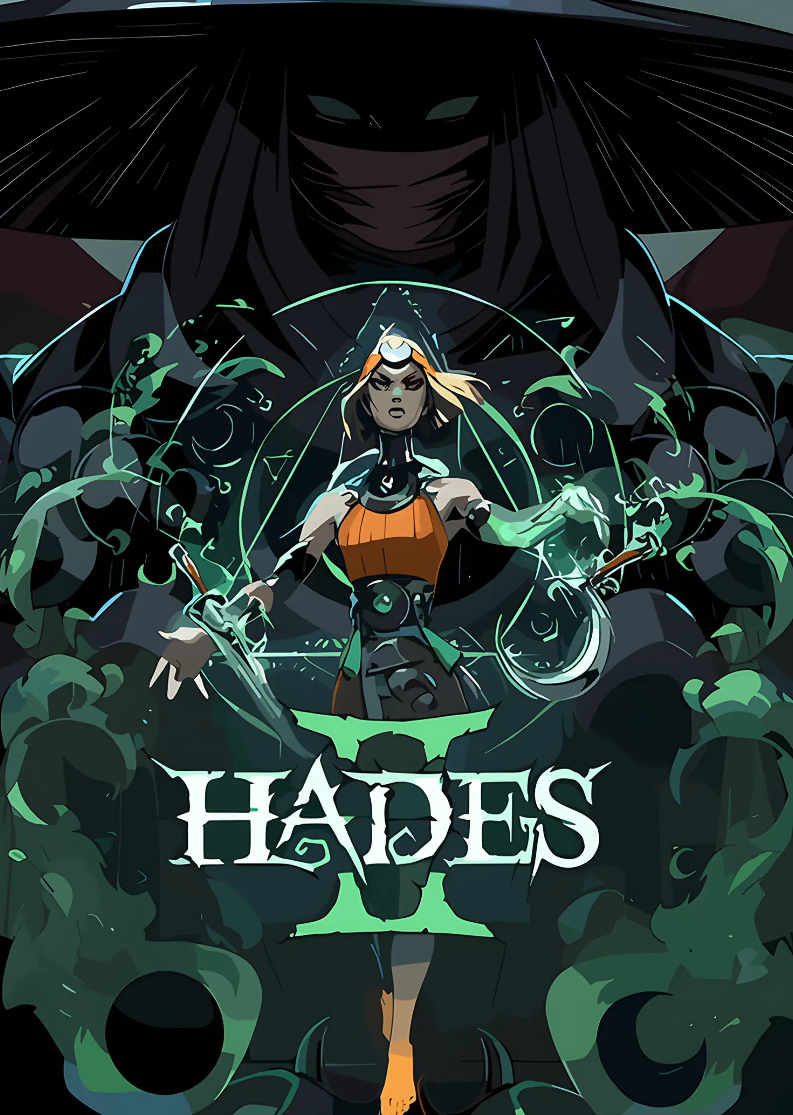 Hades II Maskeli Melinoe metal tablo