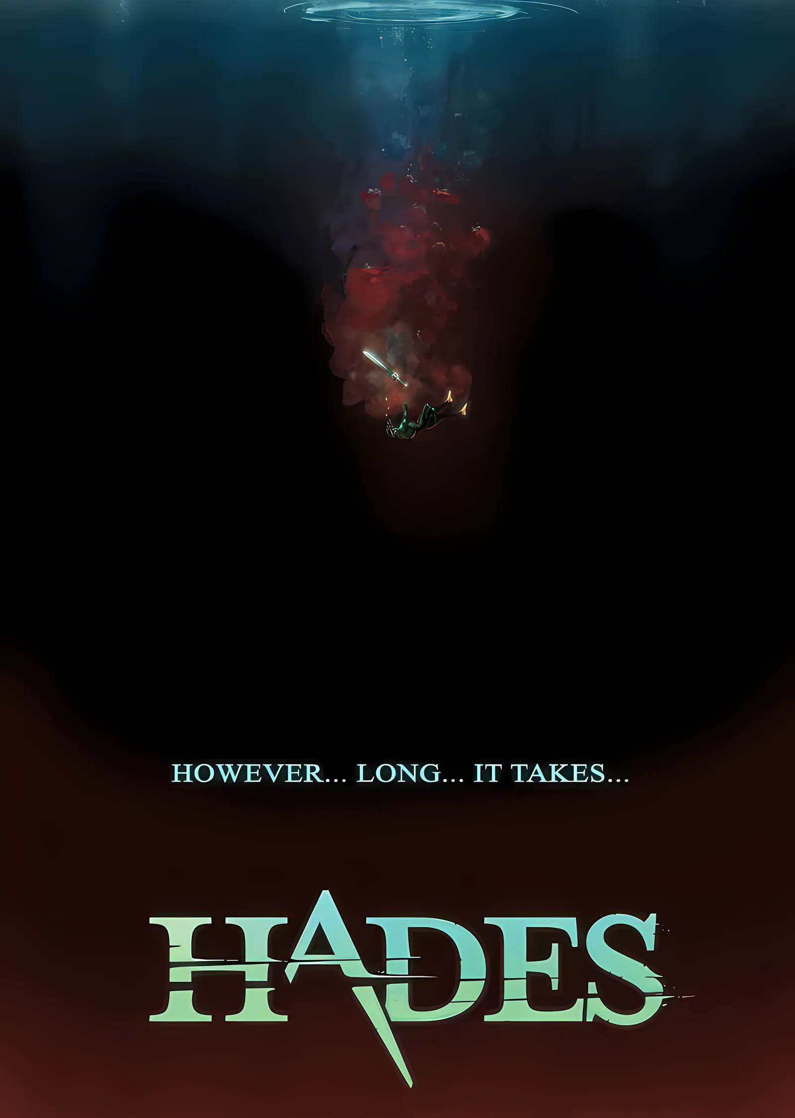 Hades Karanlıkta Işık metal tablo