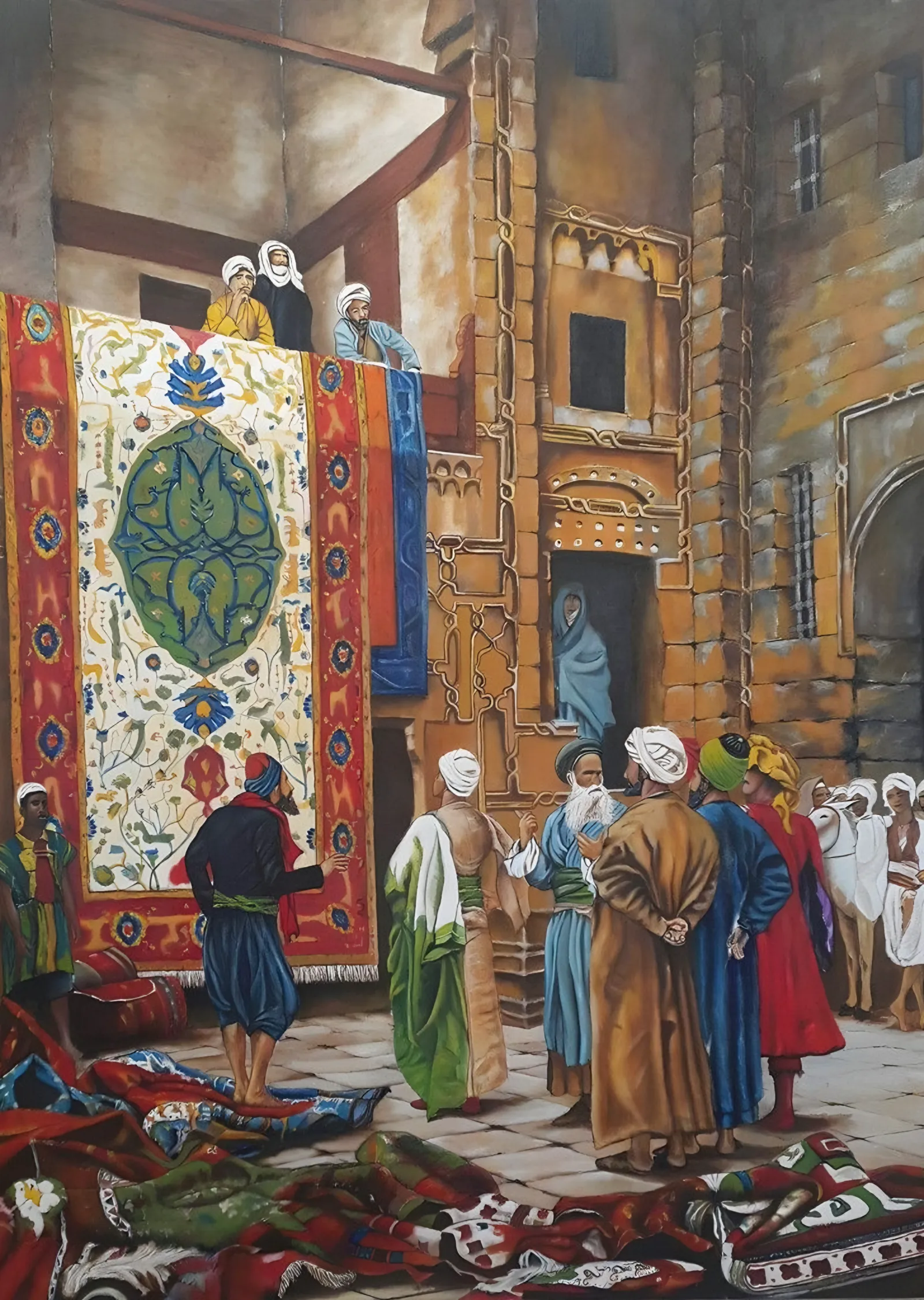 Halı Pazarı Meydanı metal tablo