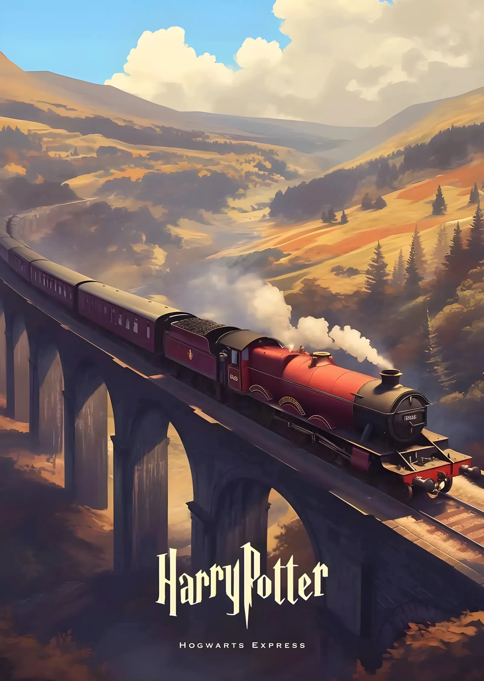 Harry Potter - Hogwarts Ekspresi metal tablo