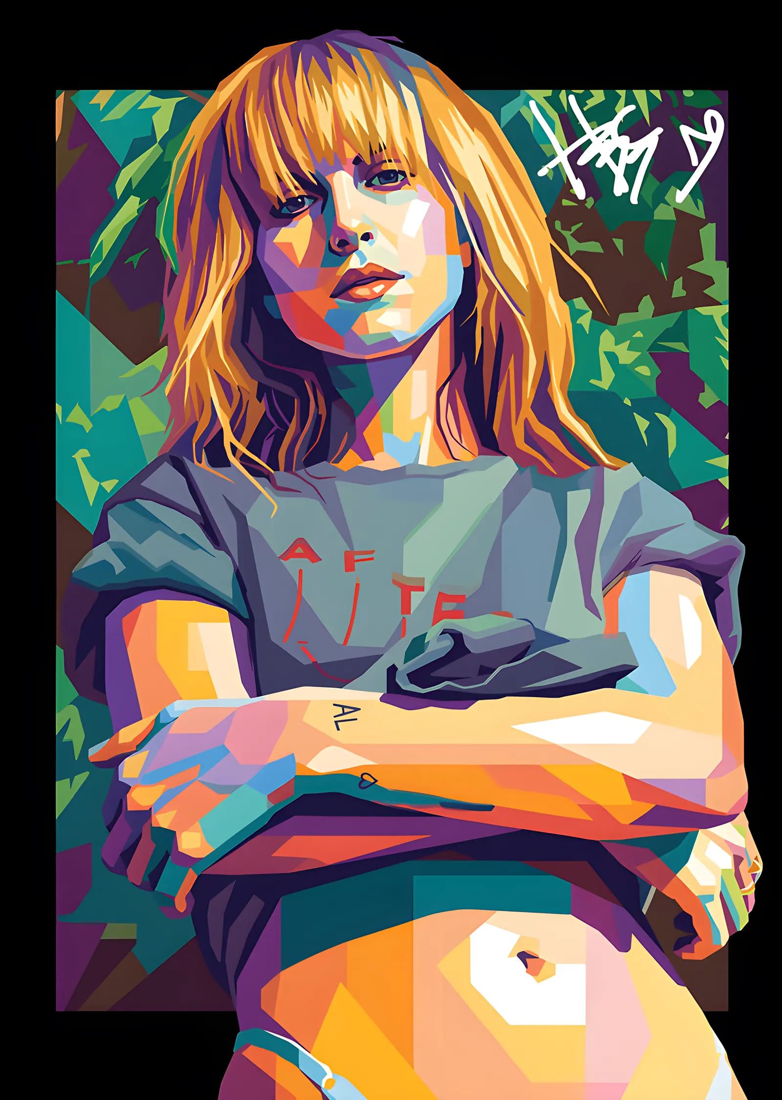 Hayley Williams: Kollar Kavuşuk Pop Art metal tablo