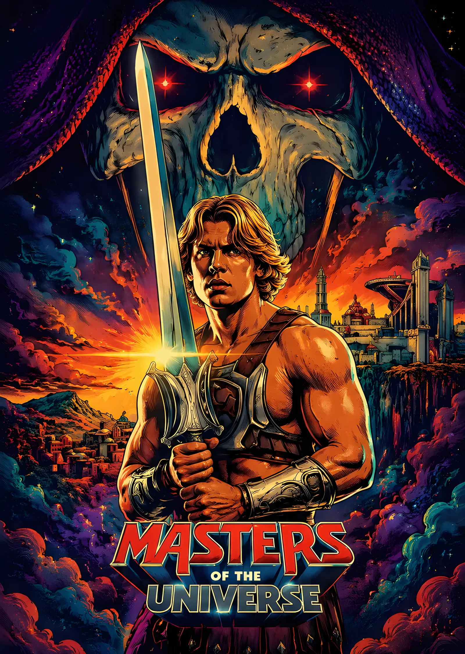 He-Man - Masters of the Universe metal tablo