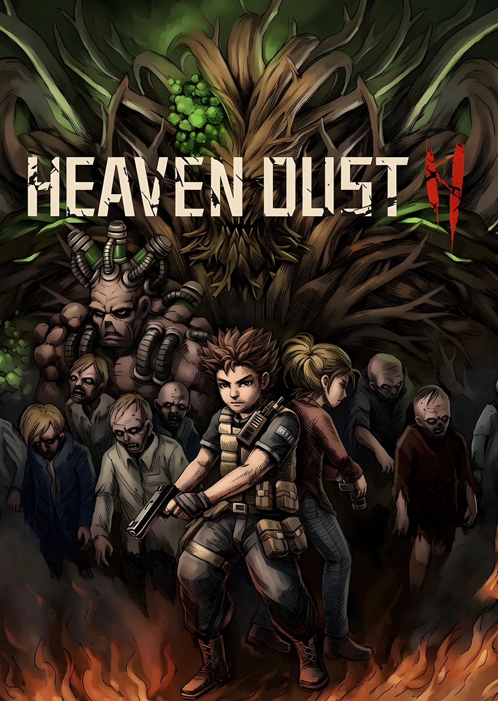 Heaven Dust 2: Zombi Kalabalığında Kahraman metal tablo
