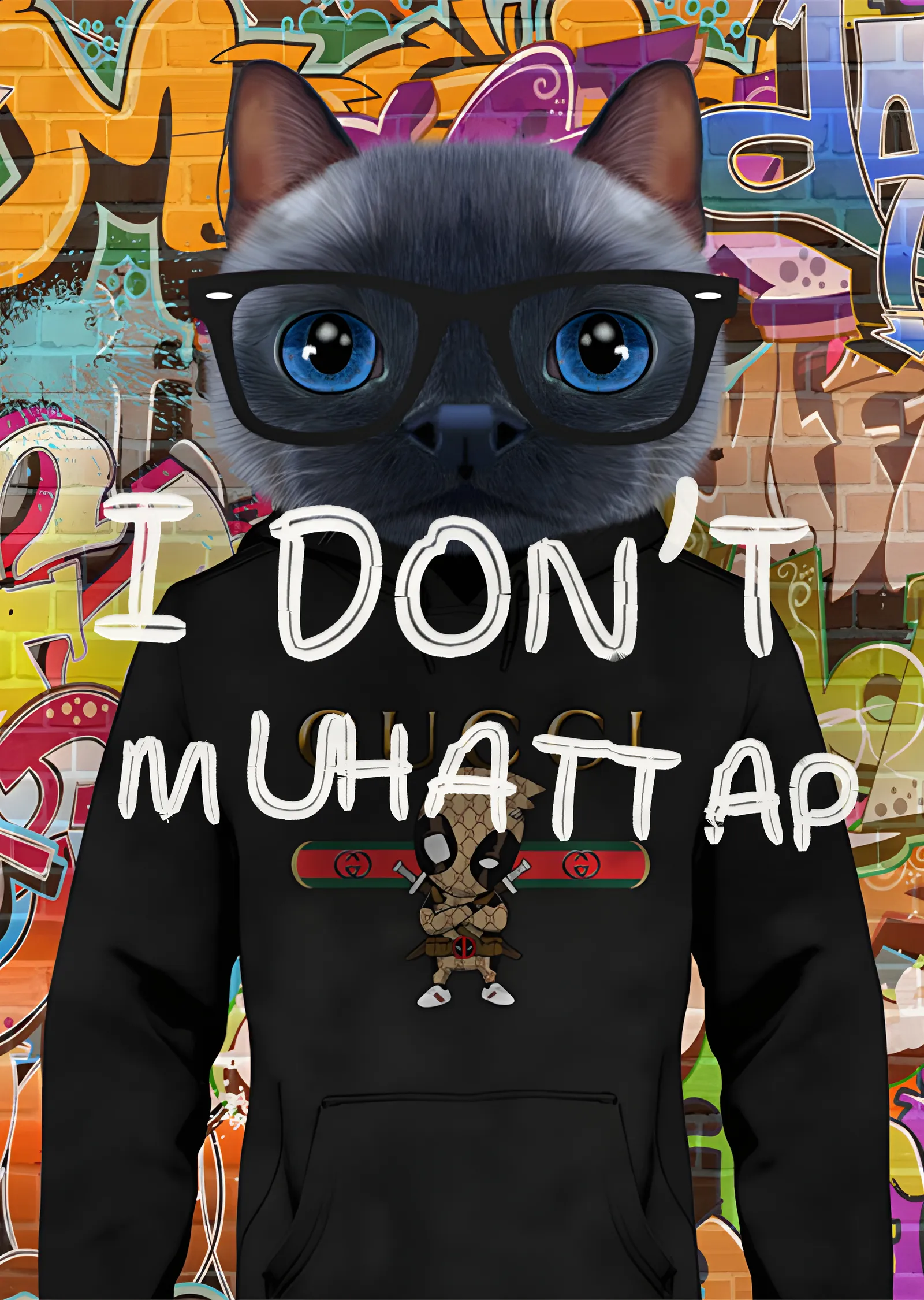 I Don't Muhattap metal tablo