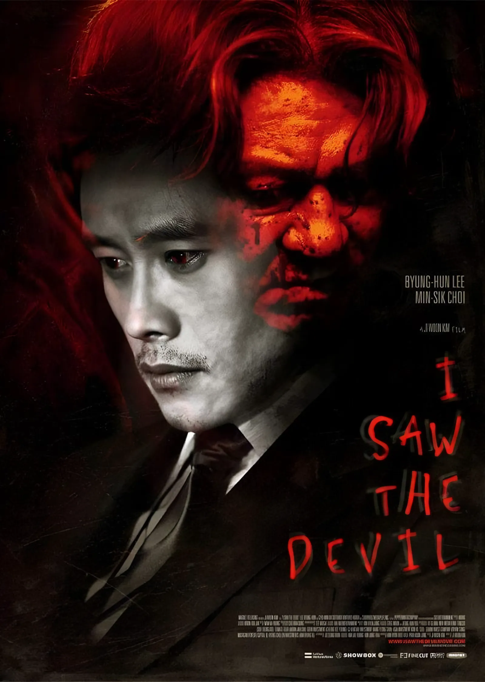 I Saw the Devil Kırmızı Yarı metal tablo