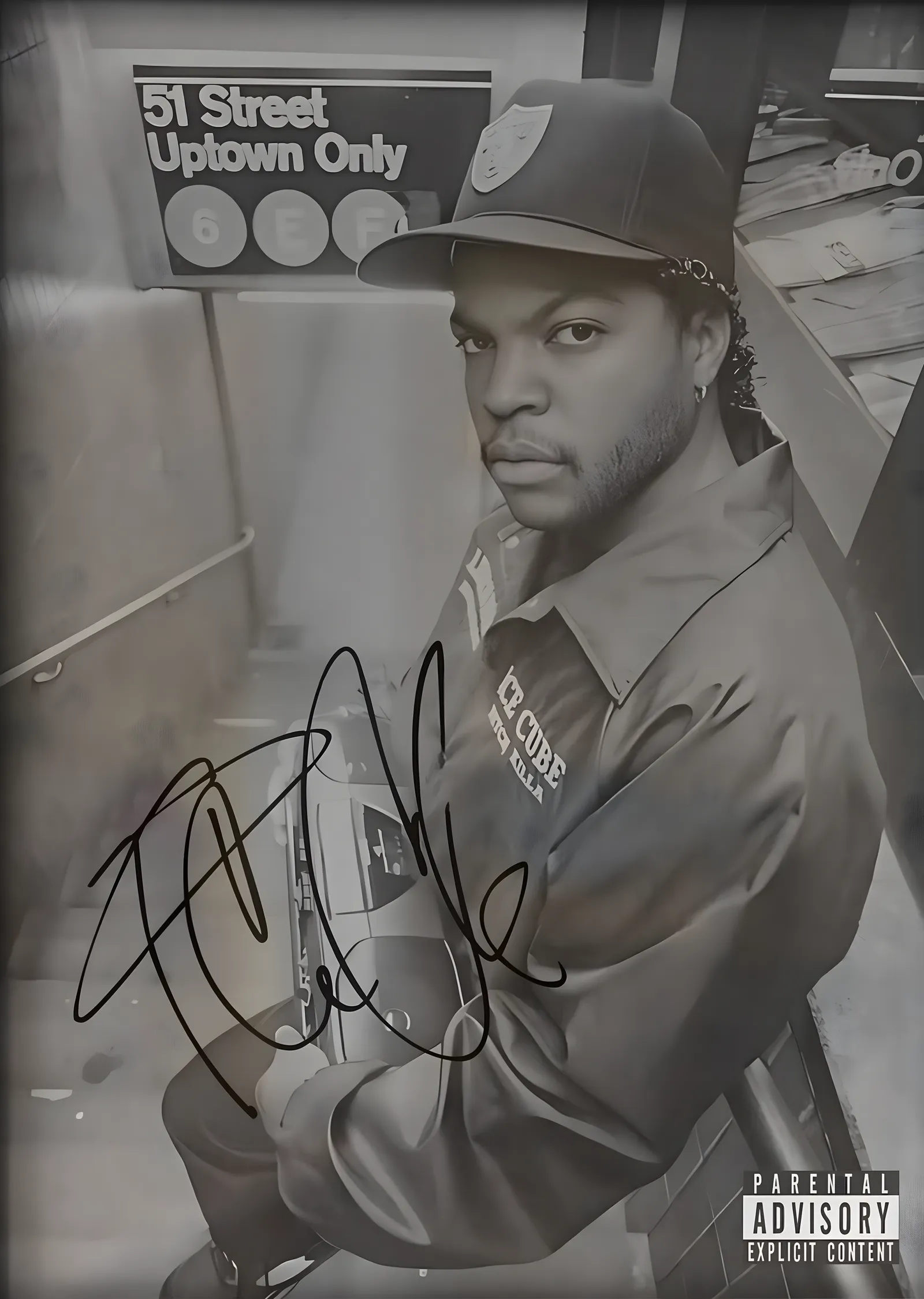 Ice Cube metal tablo