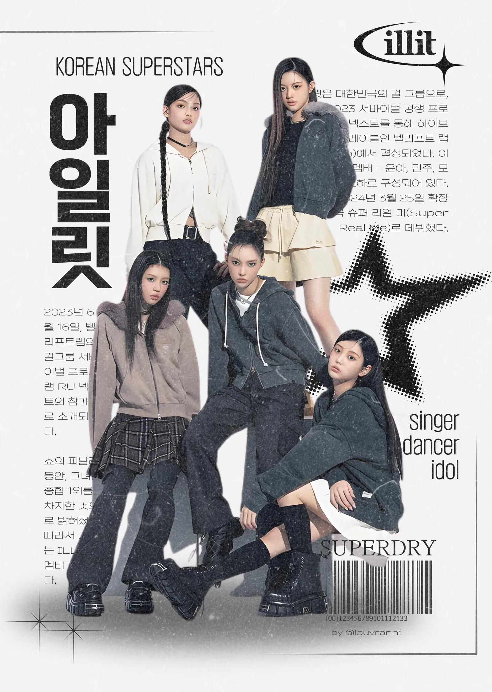 ILLIT: Korean Superstars Editoryali metal tablo