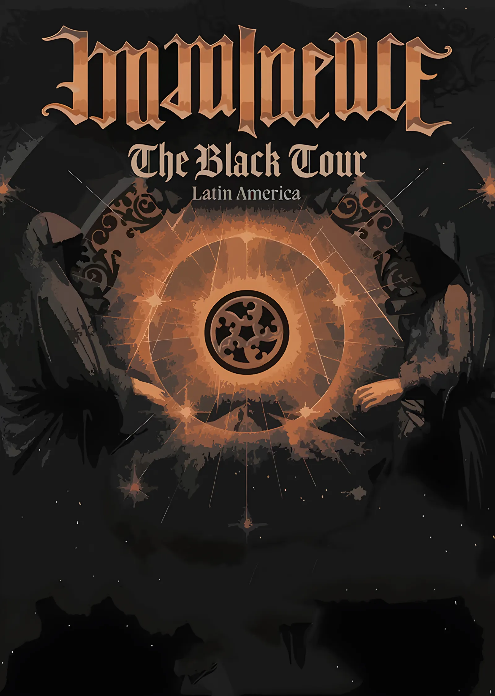 Imminence - The Black Tour metal tablo