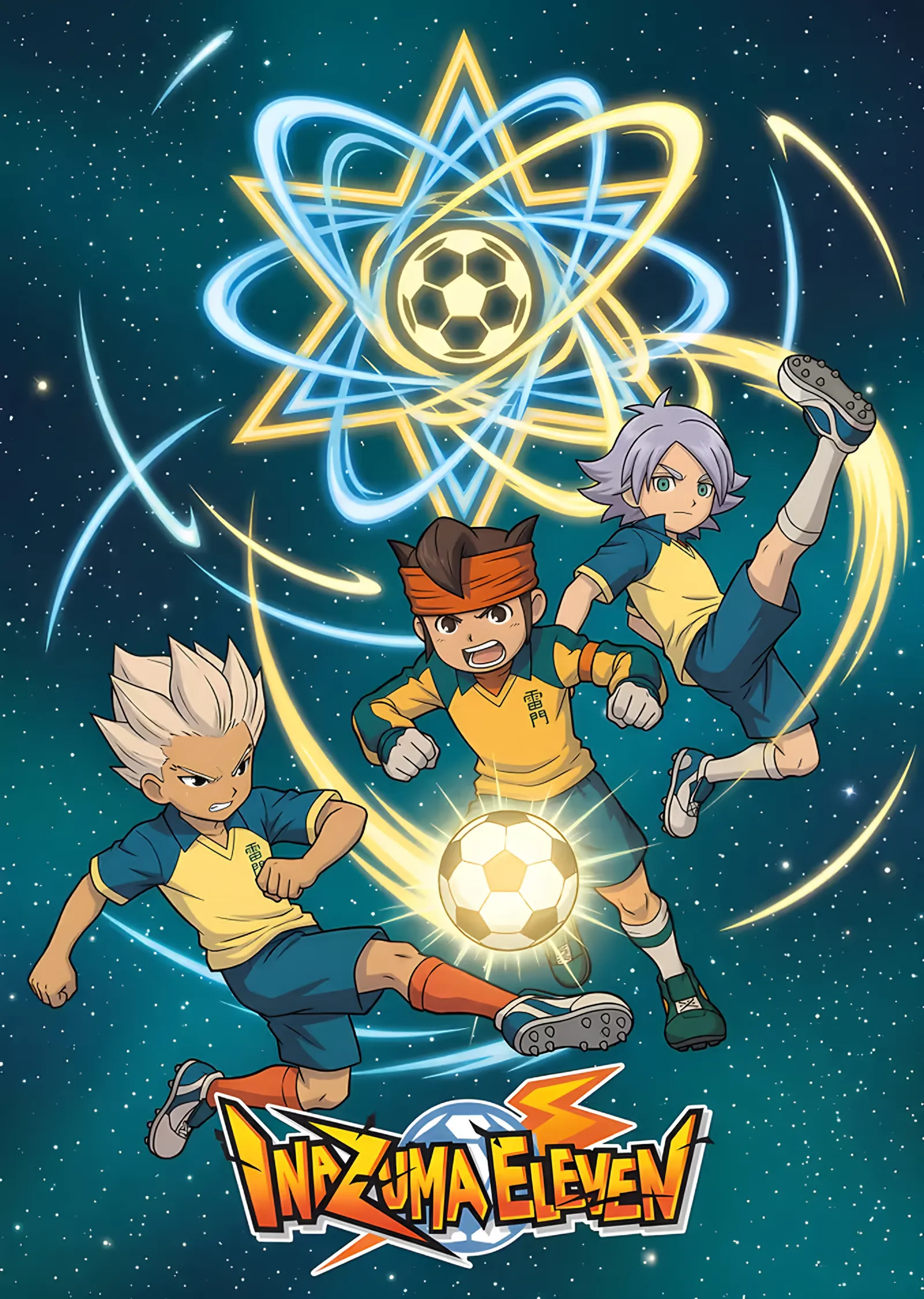 Inazuma Eleven: Sarı Enerjide Şut metal tablo