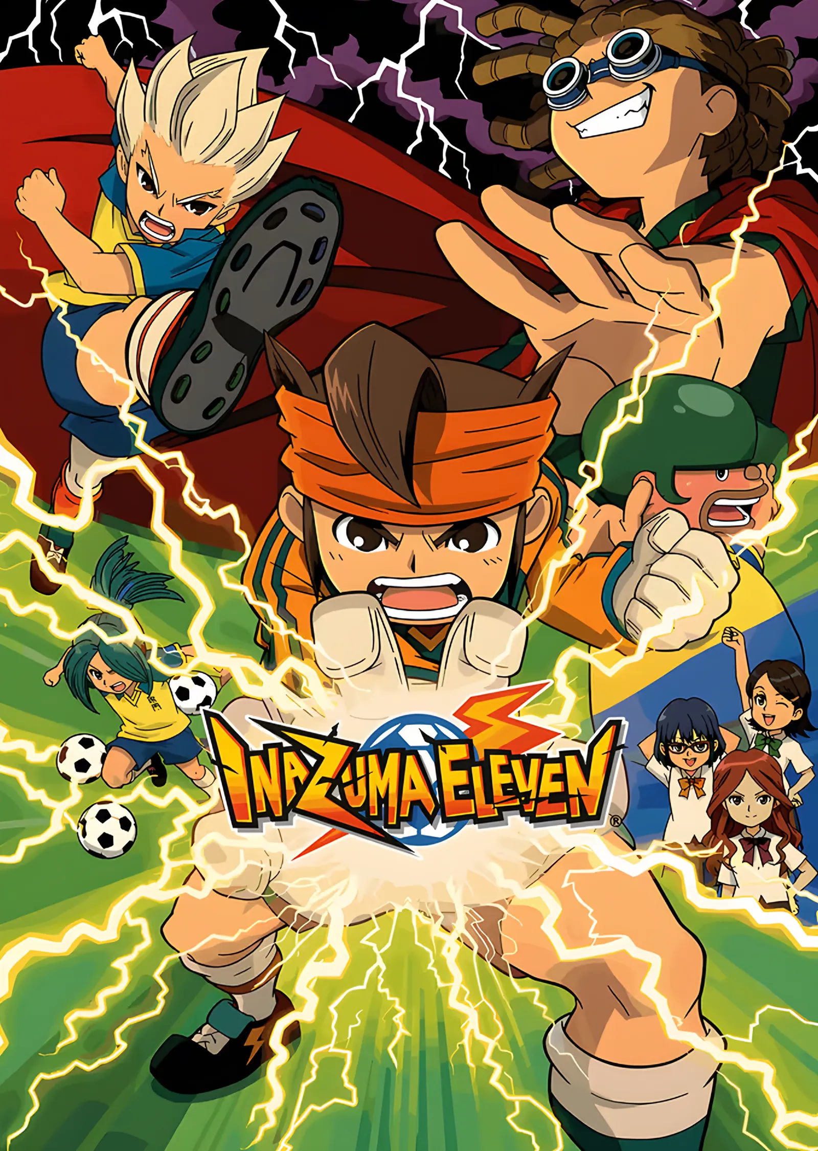 Inazuma Eleven: Yeşil Şimşekte Takım metal tablo