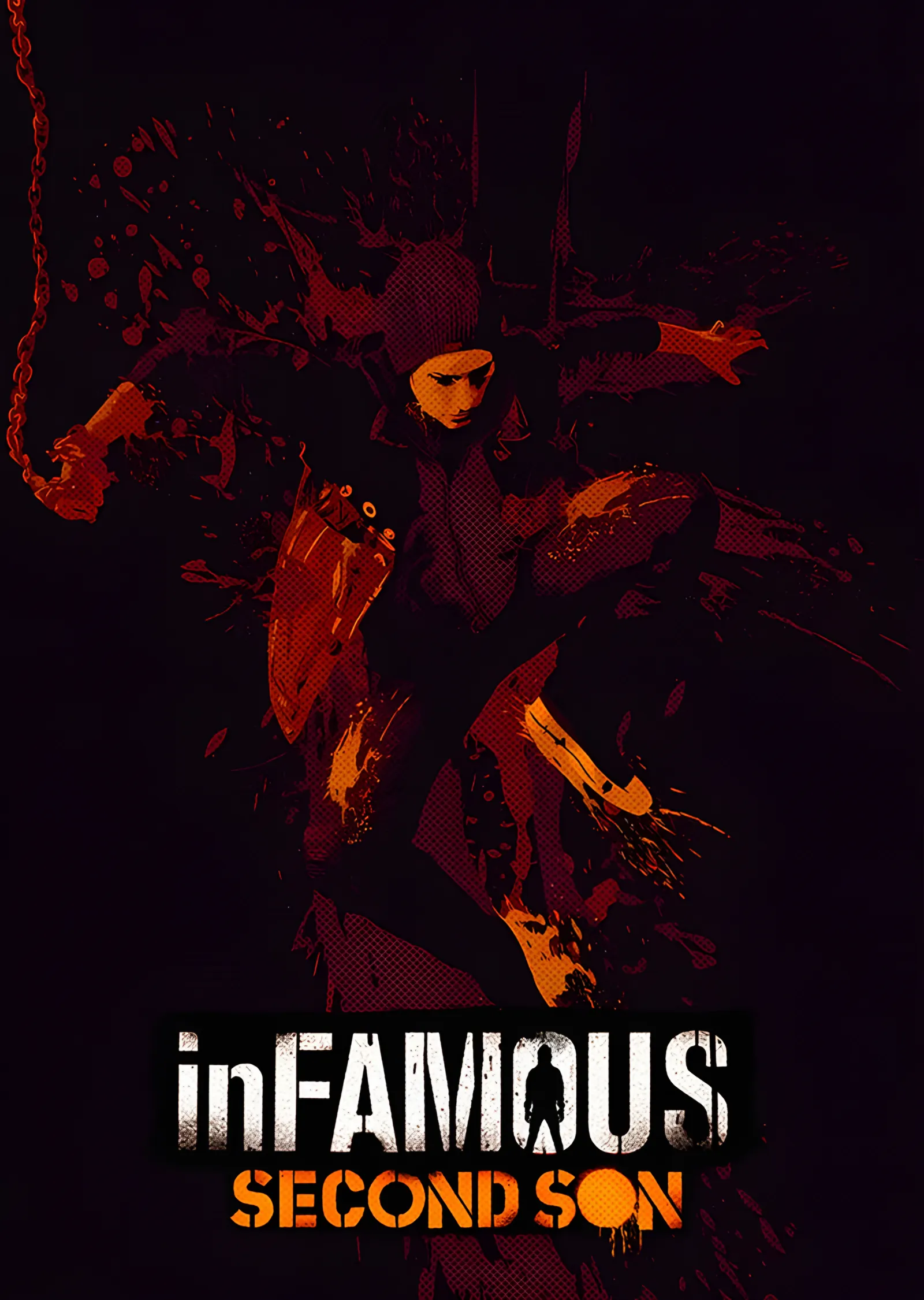 inFAMOUS Second Son: Turuncu Dumanda Delsin metal tablo