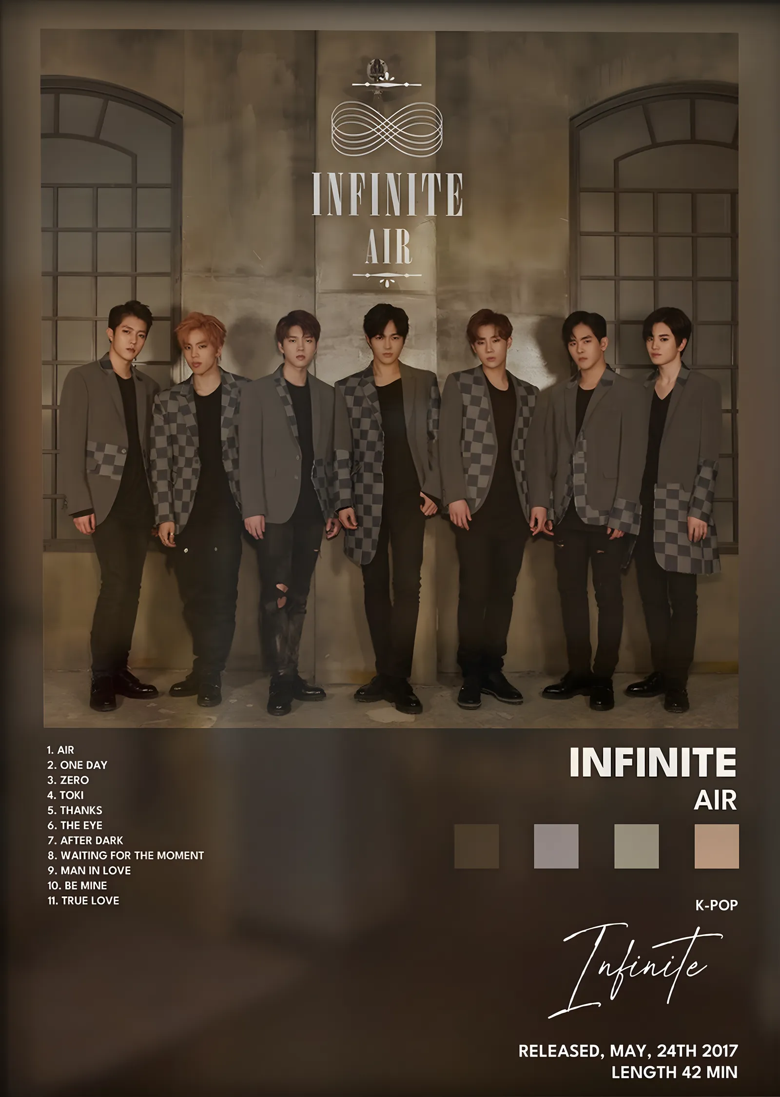 Infinite: Air metal tablo
