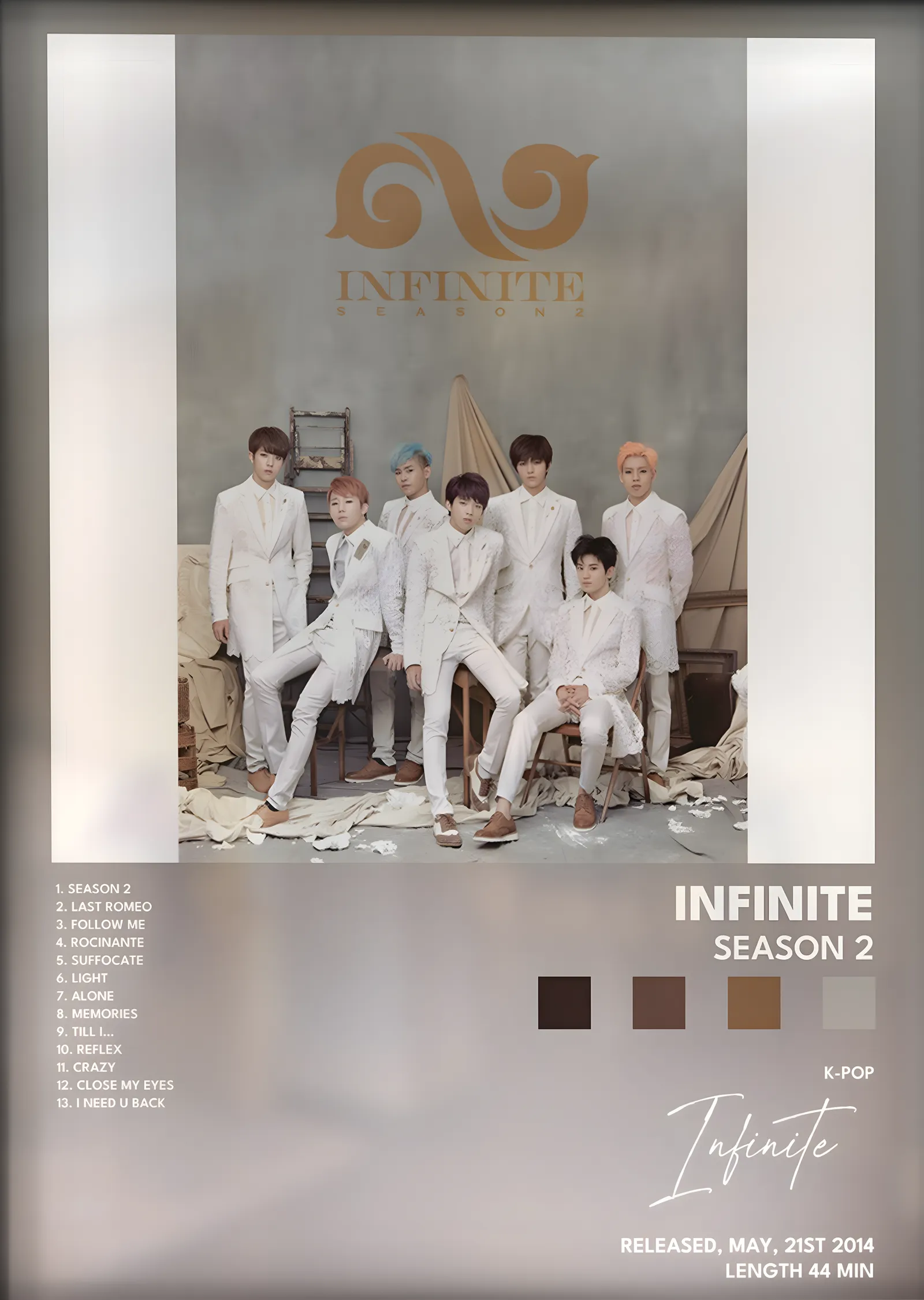 Infinite: Season 2 metal tablo
