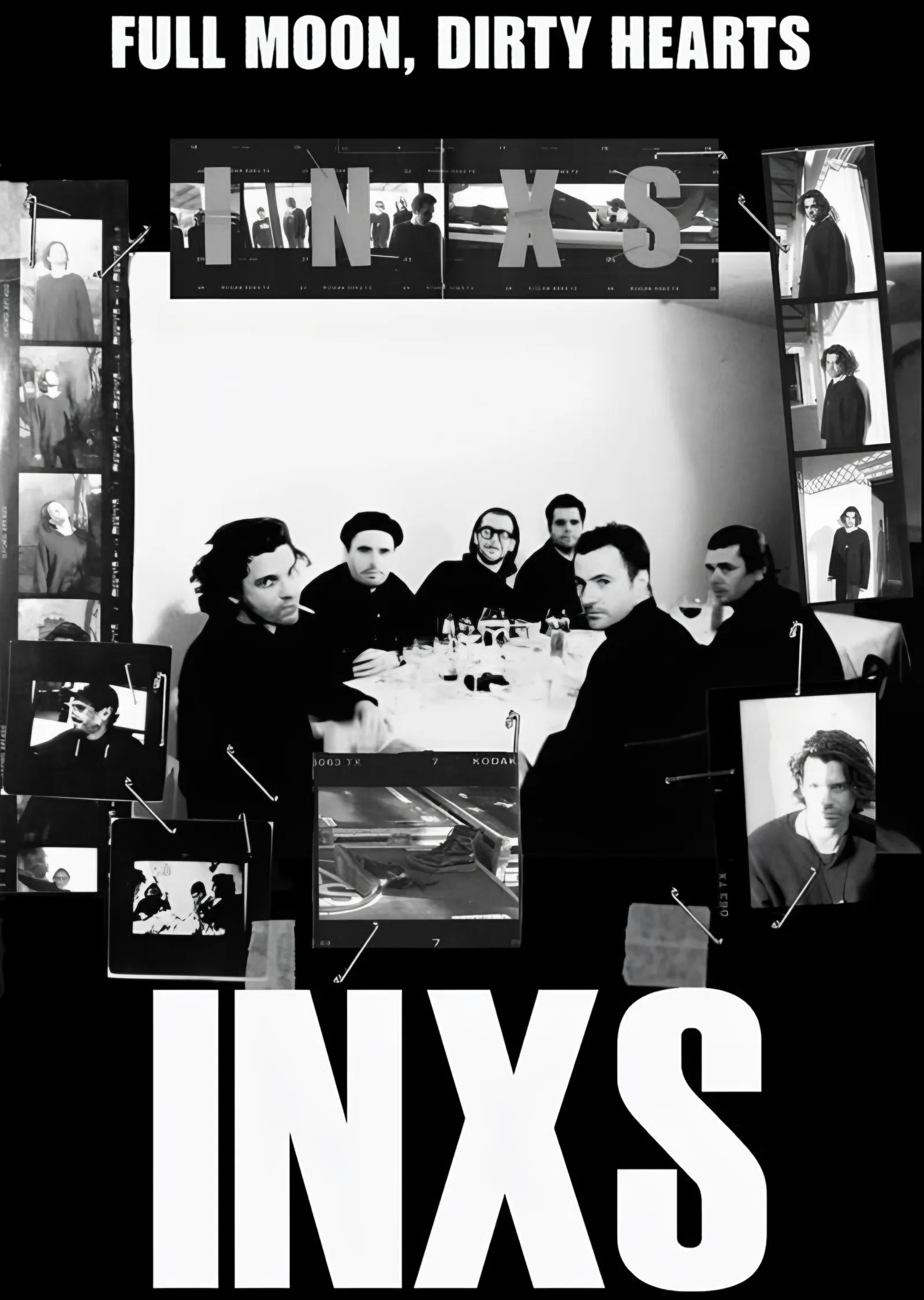 INXS - Full Moon, Dirty Hearts metal tablo