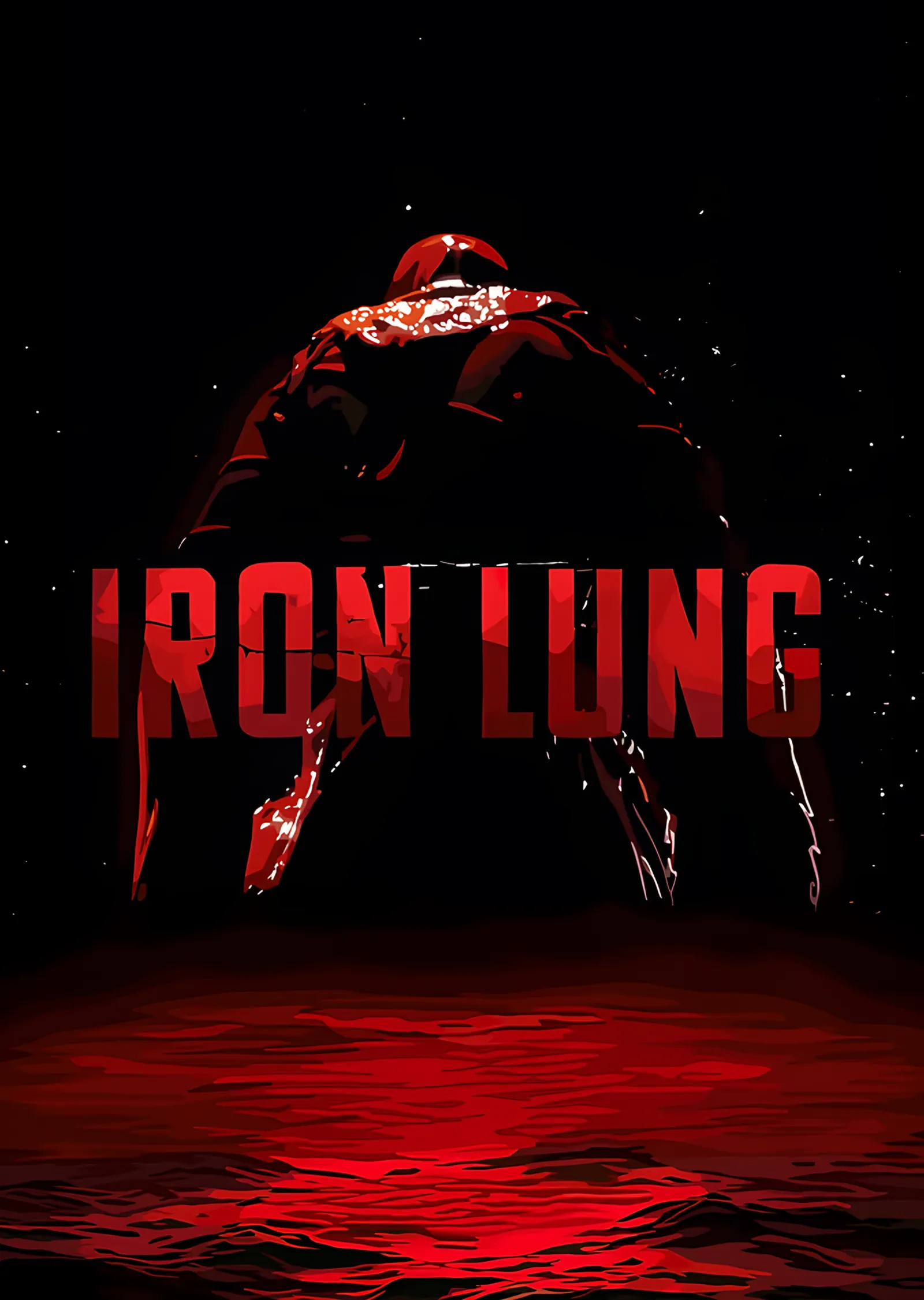 Iron Lung: Kan Denizinde Kızıl Dokunaçlar metal tablo